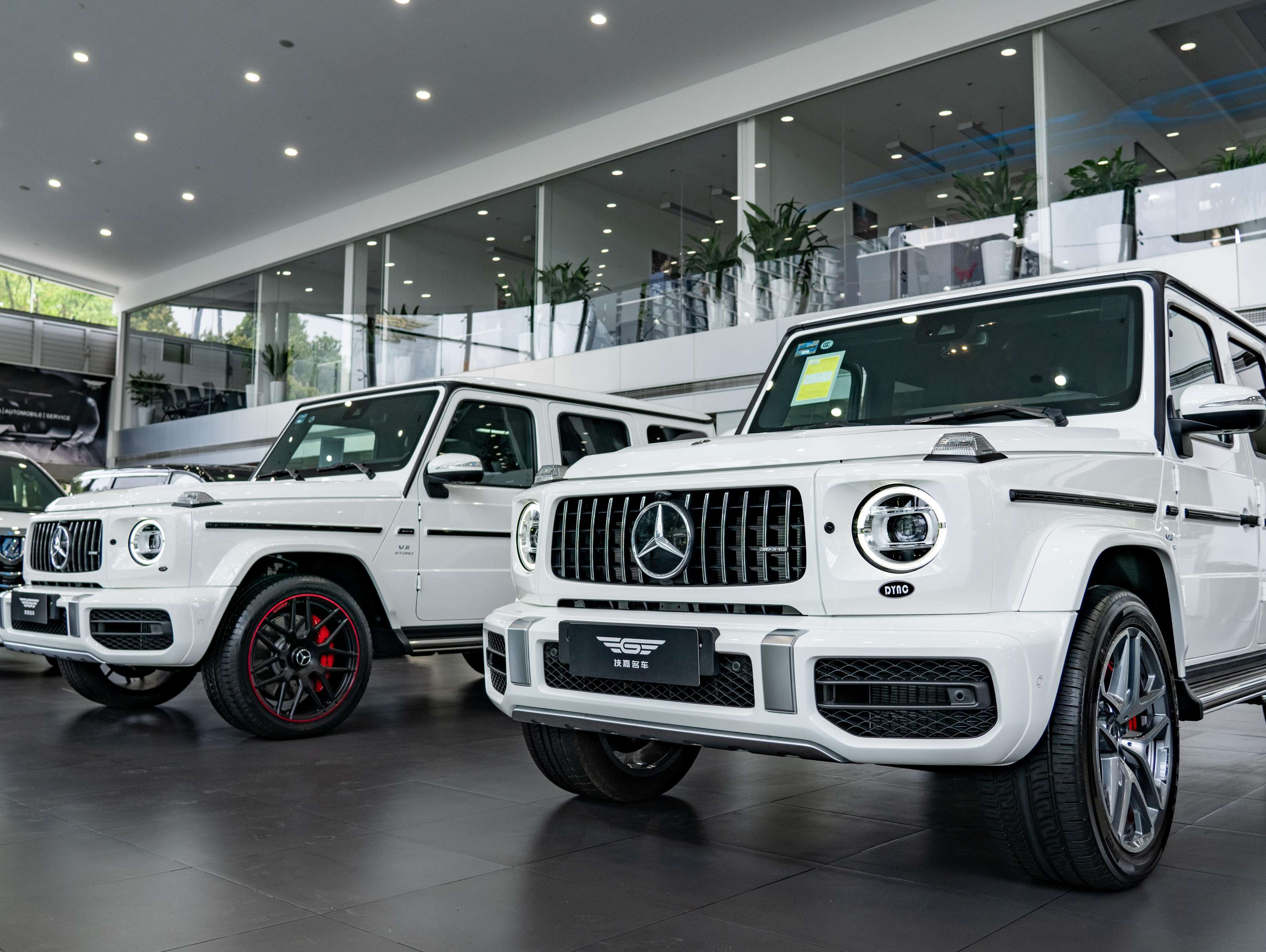 奔驰 奔驰G级AMG 白色/黑色 2021款 AMG G 63 墨规版