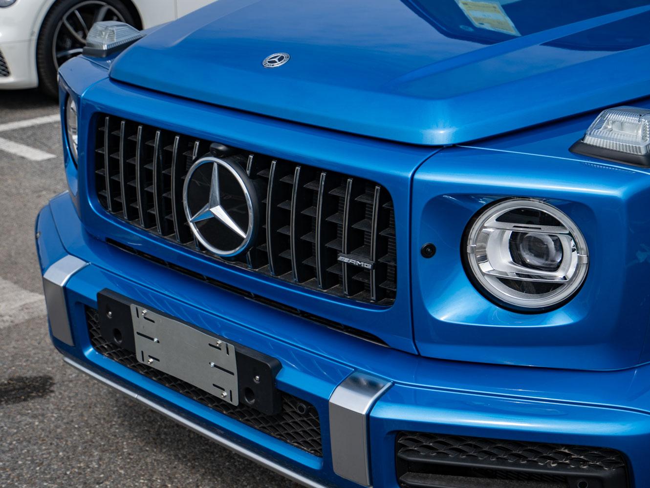 奔驰 奔驰G级AMG 南海蓝/红色 2022款 4.0T 欧规版
