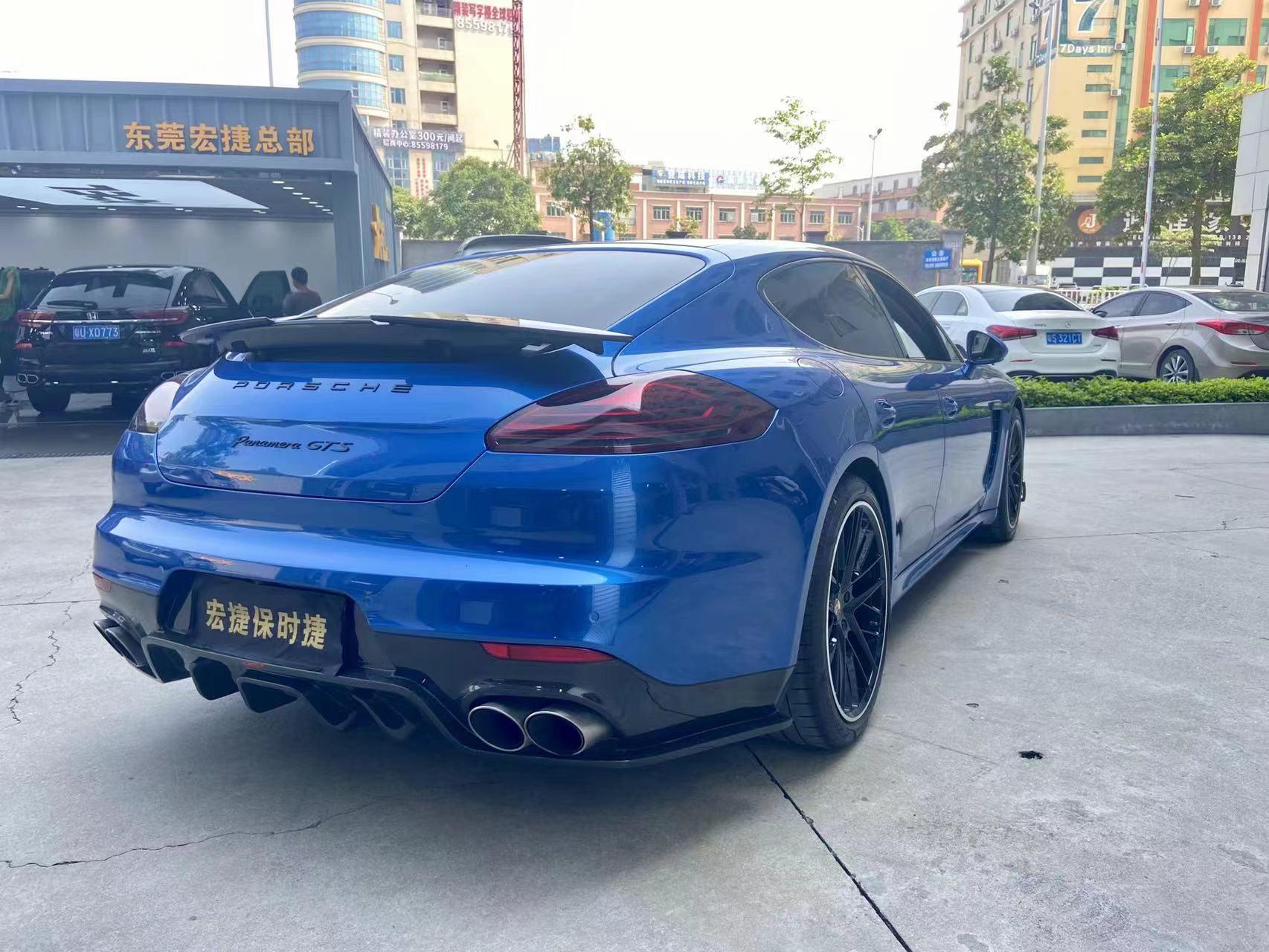 二手保时捷 Panamera 蓝色/棕色 2014款 Panamera 3.0T