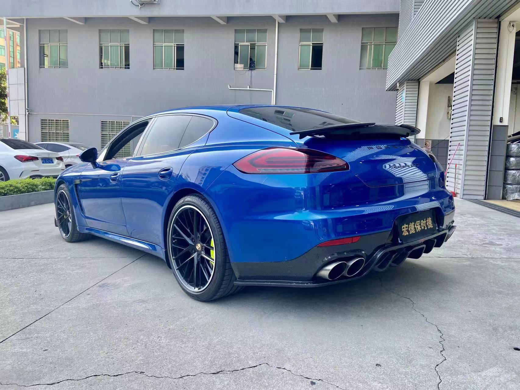二手保时捷 Panamera 蓝色/棕色 2014款 Panamera 3.0T