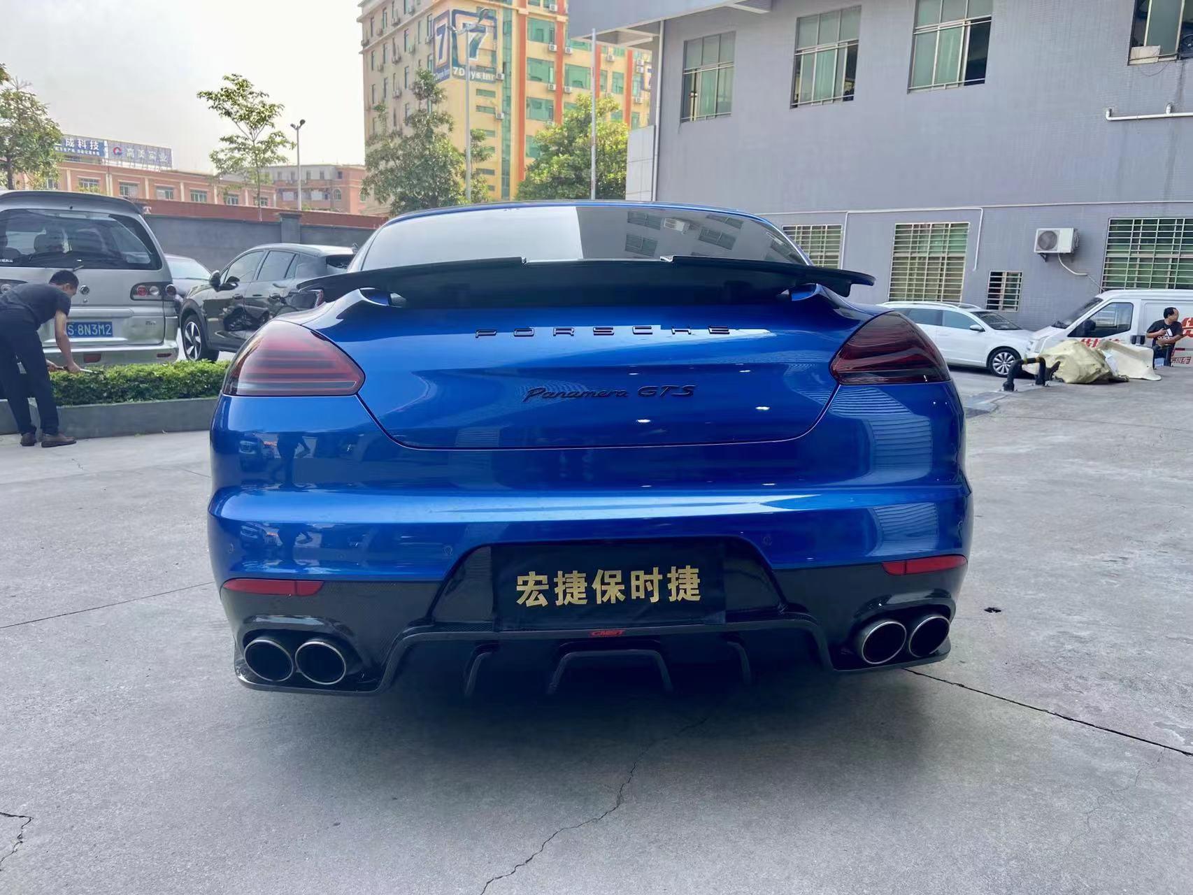 二手保时捷 Panamera 蓝色/棕色 2014款 Panamera 3.0T