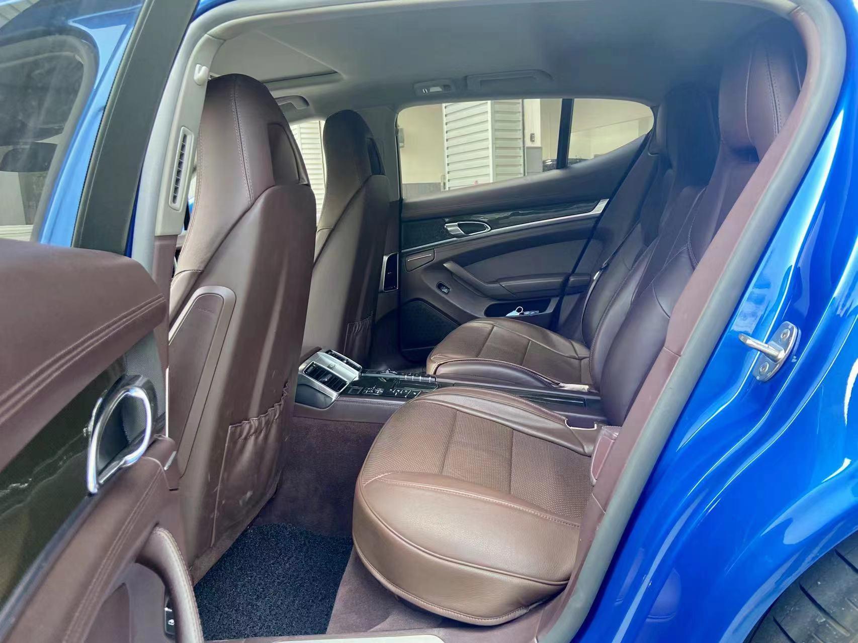 二手保时捷 Panamera 蓝色/棕色 2014款 Panamera 3.0T