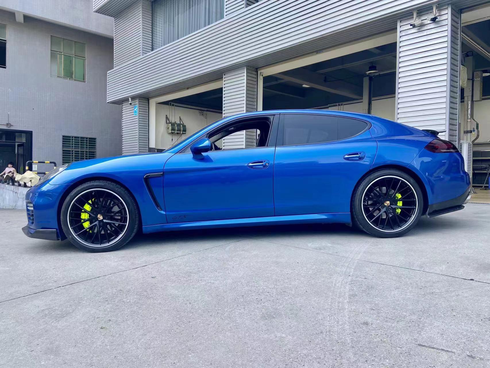 二手保时捷 Panamera 蓝色/棕色 2014款 Panamera 3.0T
