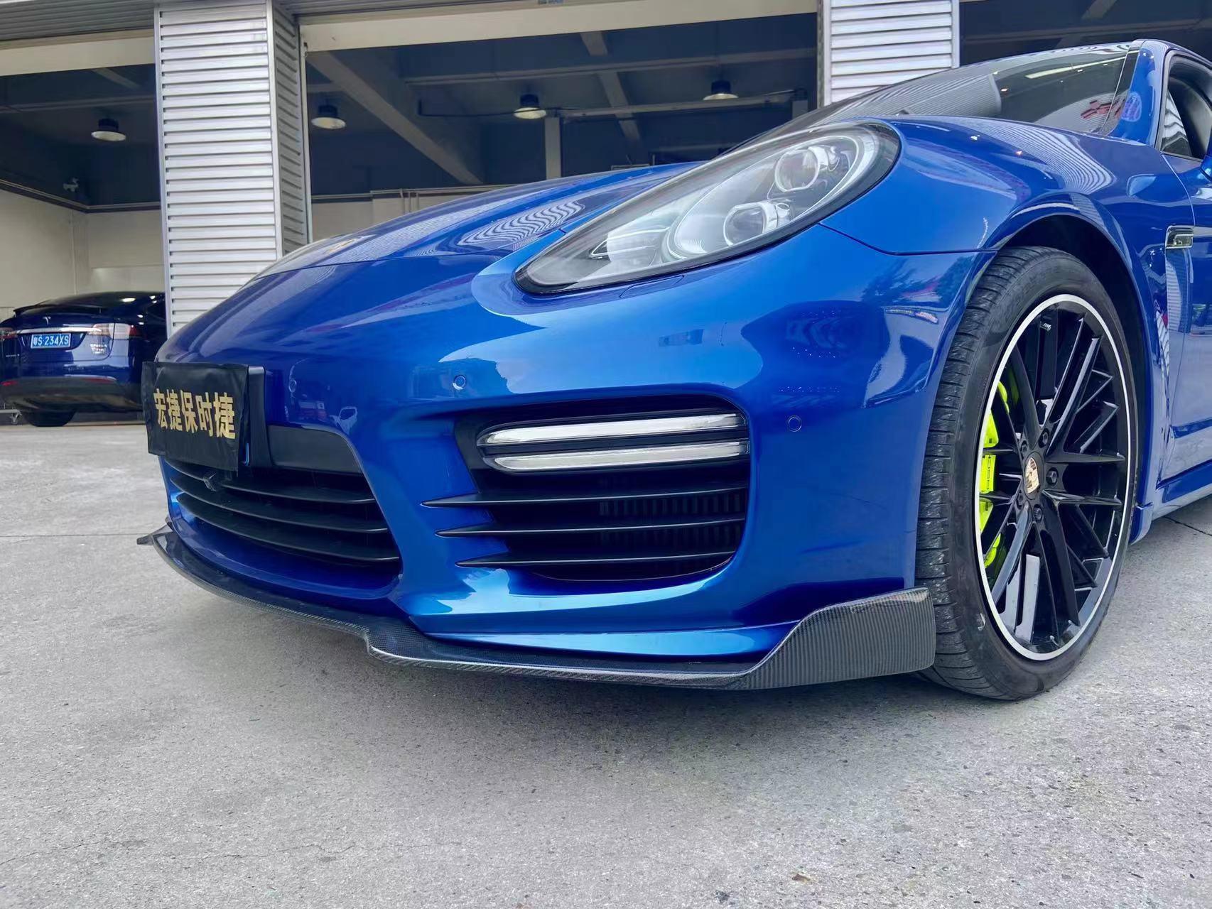 二手保时捷 Panamera 蓝色/棕色 2014款 Panamera 3.0T