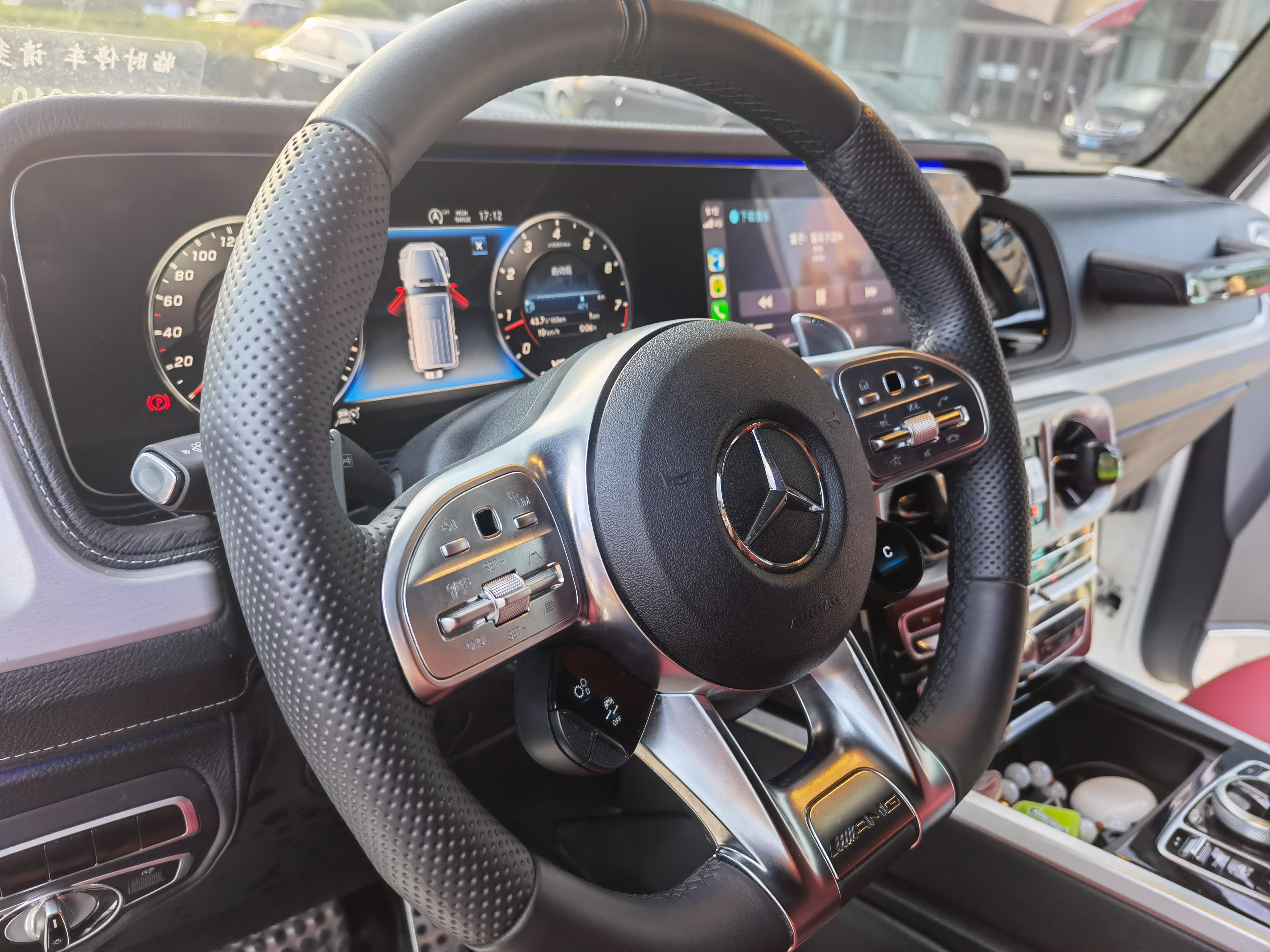 二手奔驰 奔驰G级AMG 白色/红色 2020款 AMG G 63
