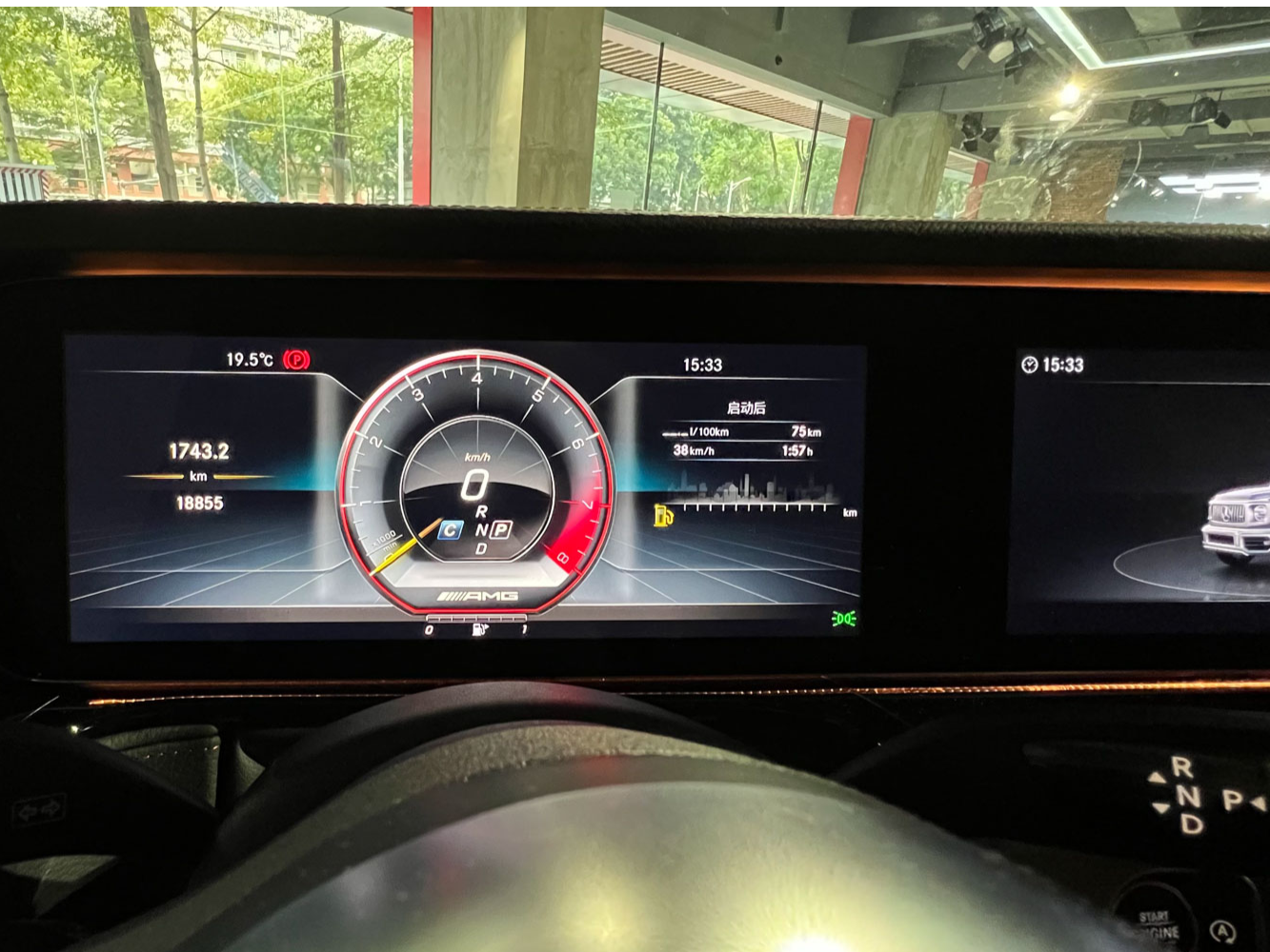 二手奔驰 奔驰G级AMG 黑色/红色 2019款 AMG G 63