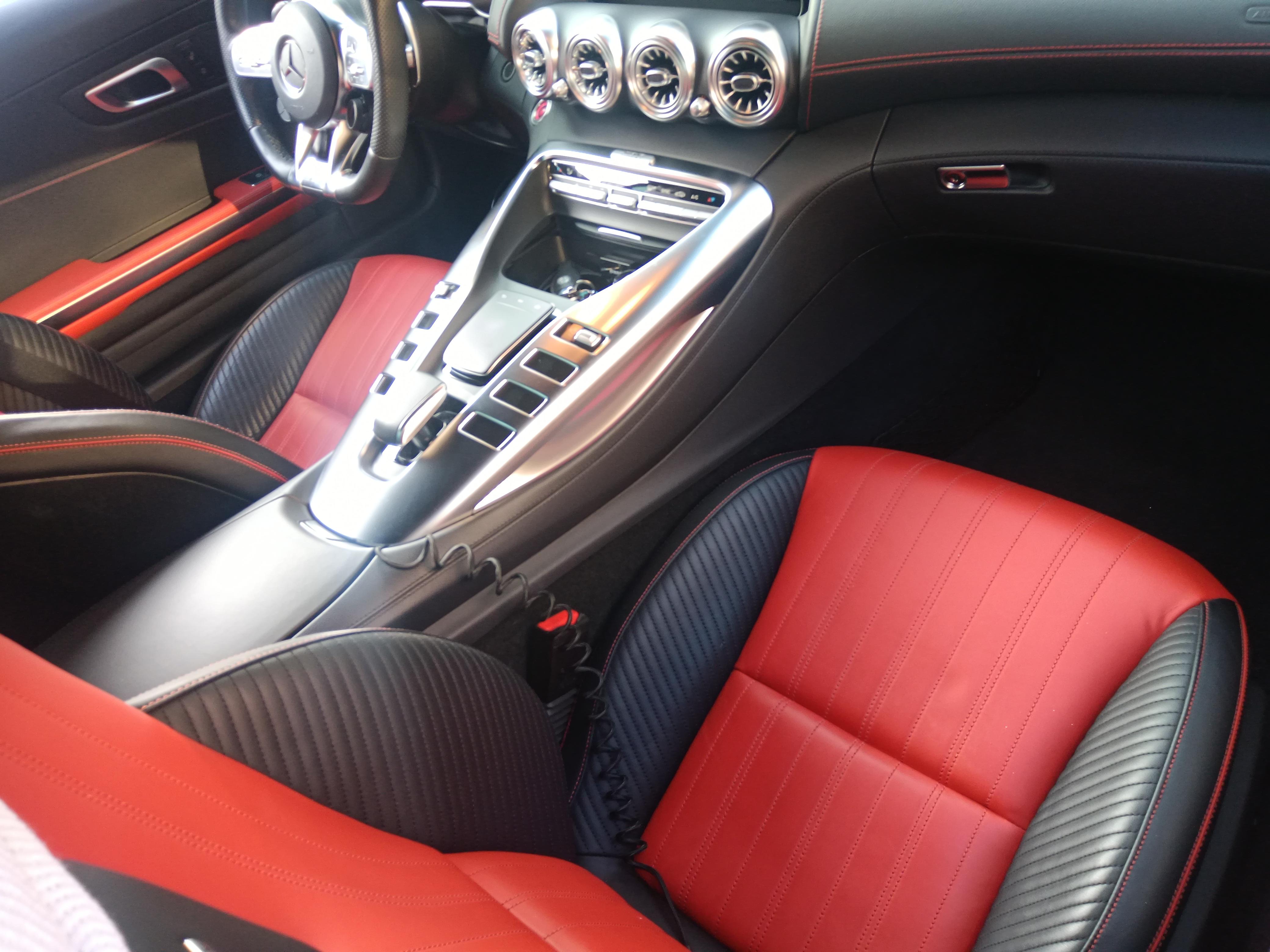 二手奔驰 AMG GT 灰色/红色 AMG GT 2019款 4.0T2019款 4.0T 中规版