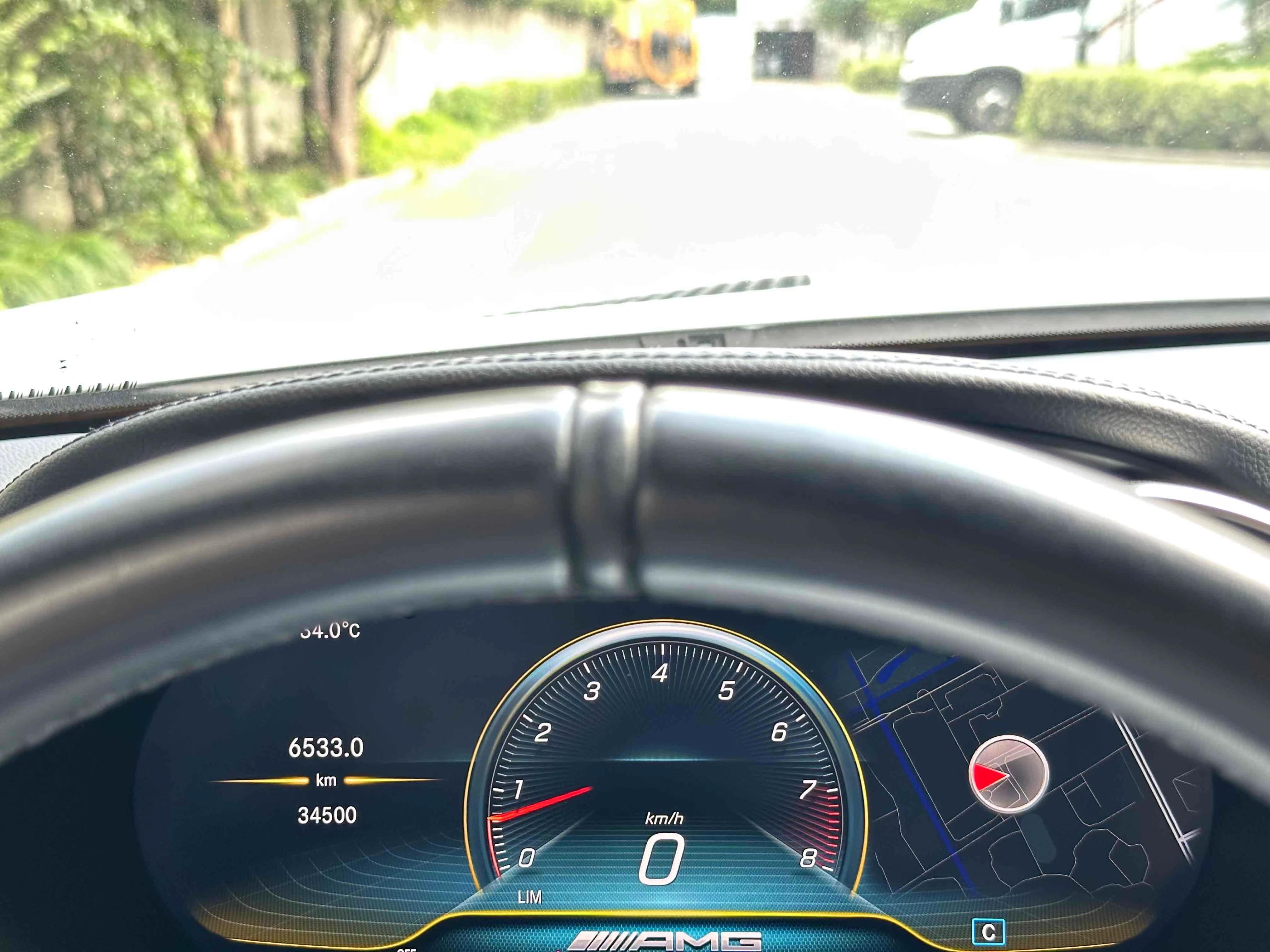二手奔驰 AMG GT 银灰色/棕色 2019款