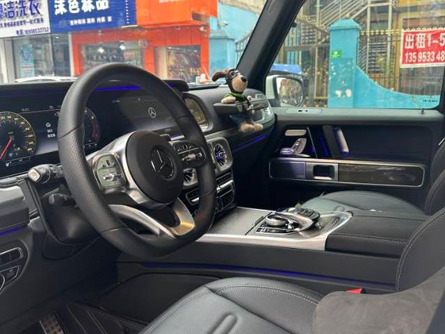 二手奔驰 奔驰G级 白色/黑色 2023款 G 350