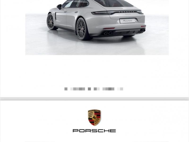 二手保时捷 Panamera 风暴灰/红色 2023款 铂金版 2.9T