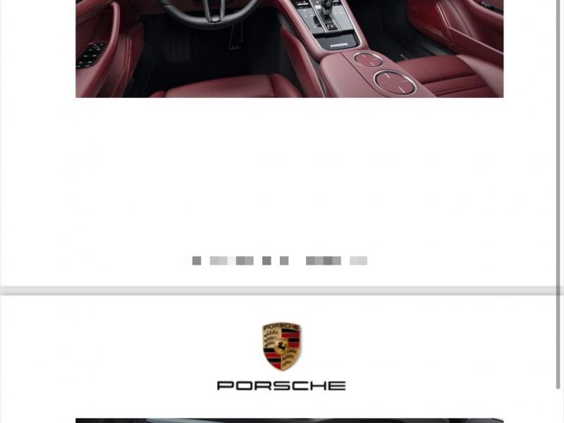 二手保时捷 Panamera 风暴灰/红色 2023款 铂金版 2.9T