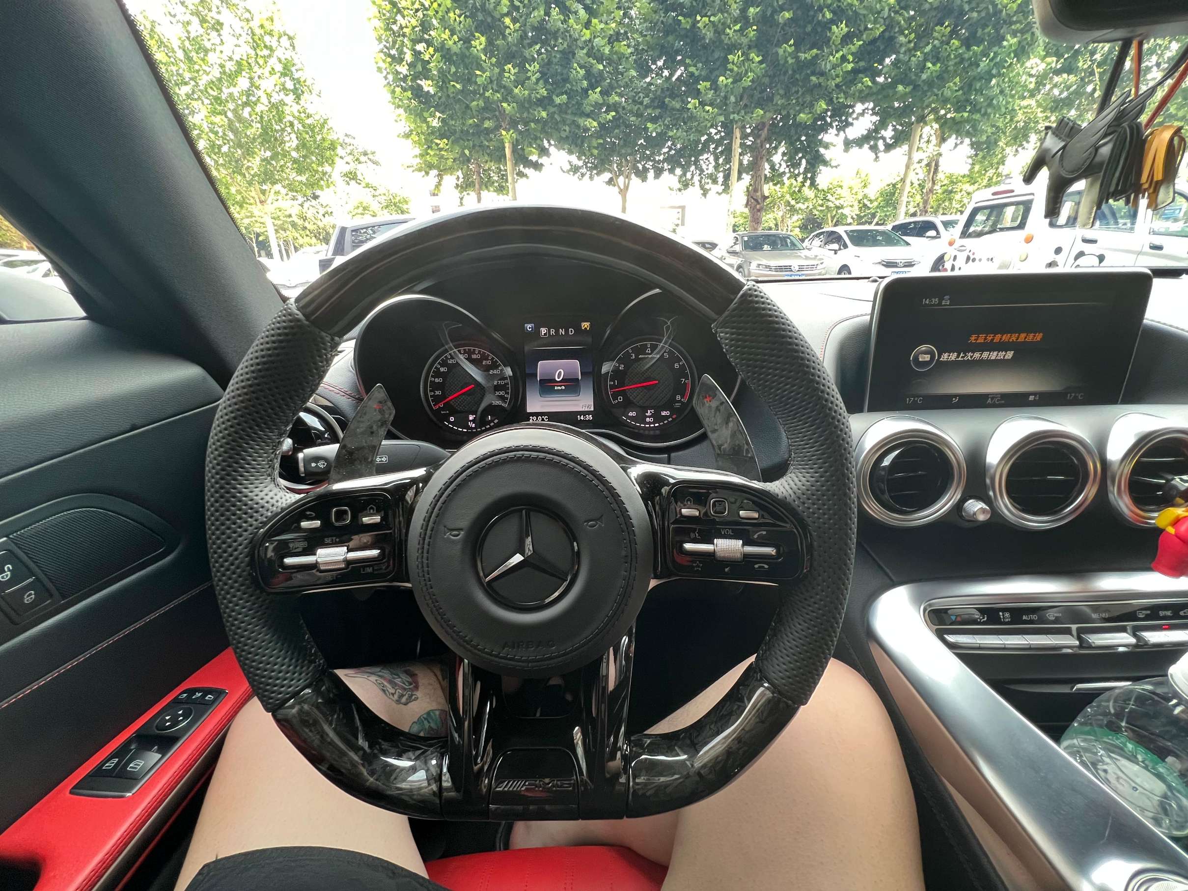 二手奔驰 AMG GT 蓝色/红色 2017款