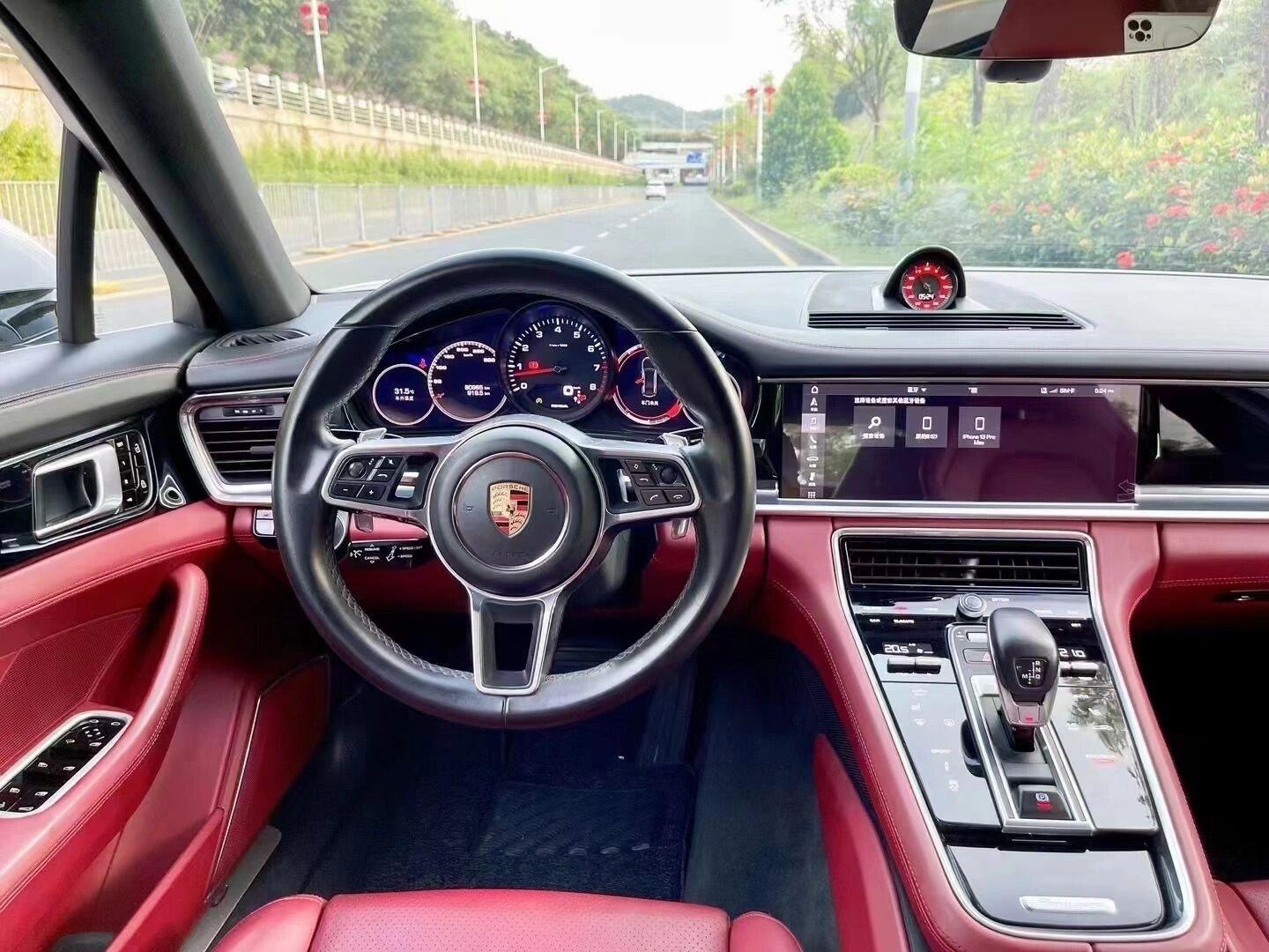 二手保时捷 Panamera 白色/红色 2022款 2.9T