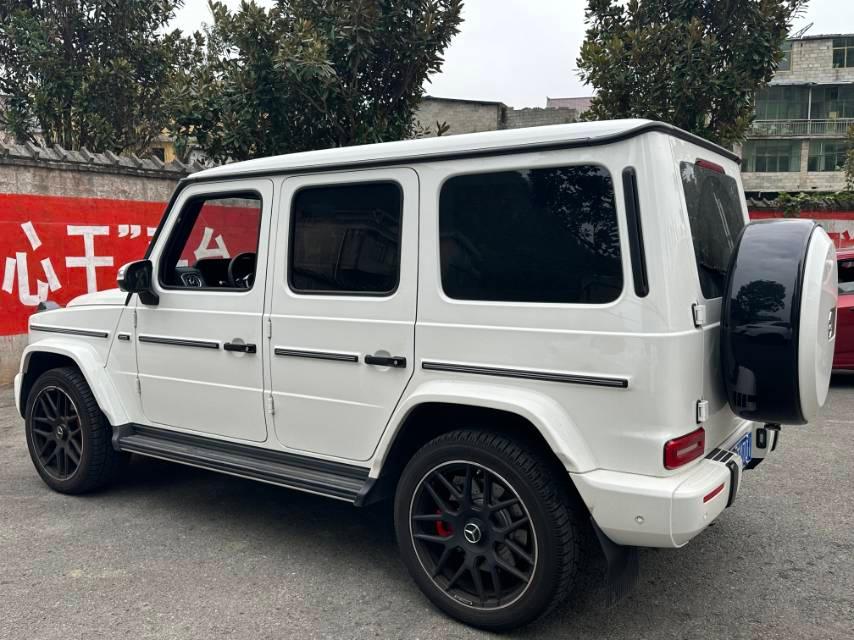 二手奔驰 奔驰G级 白色/黑色 2023款 G 350