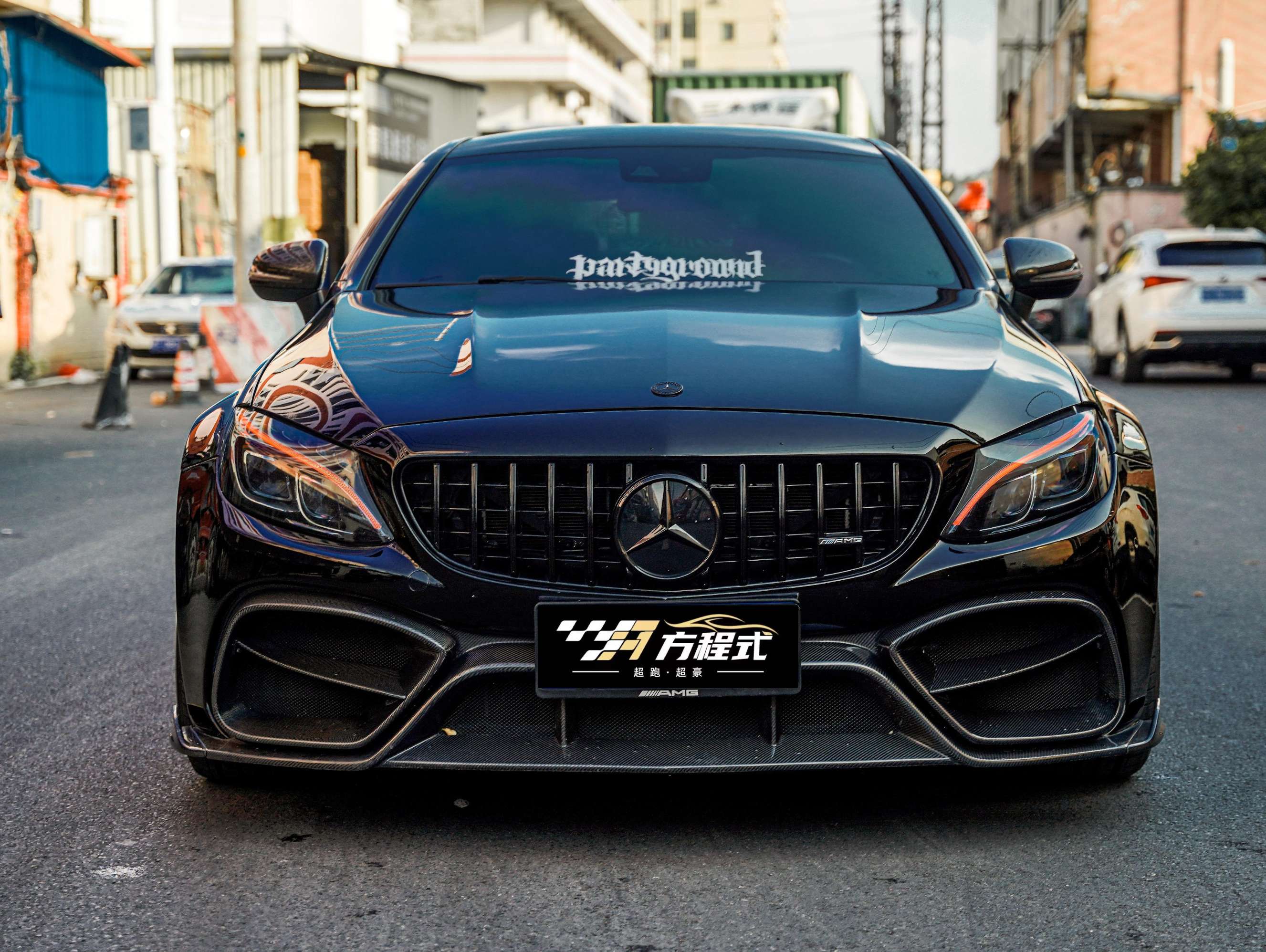二手奔驰 C级AMG 白色/黑色 2016款 C63 Coupe