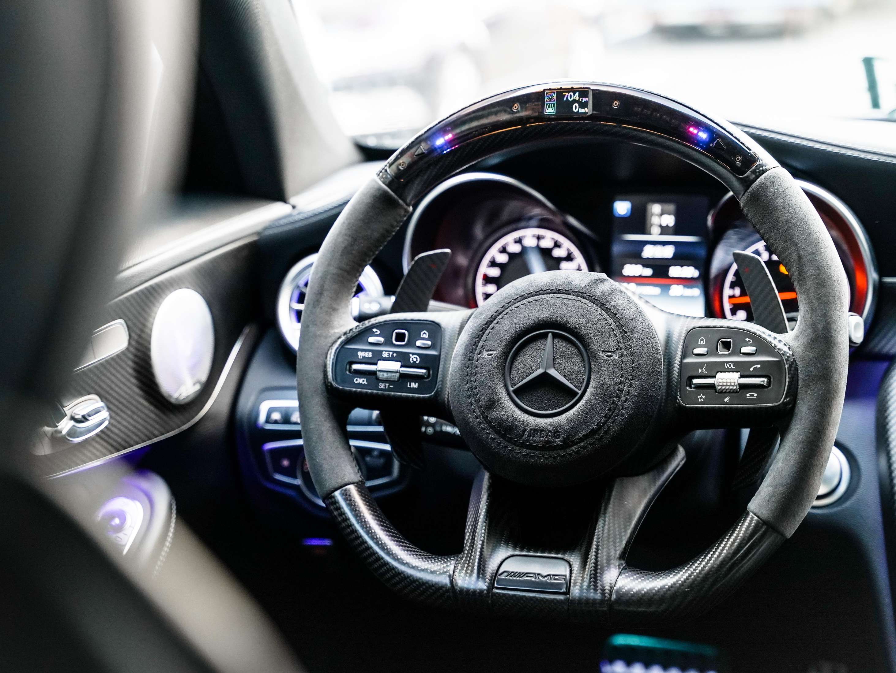 二手奔驰 C级AMG 白色/黑色 2016款 C63 Coupe