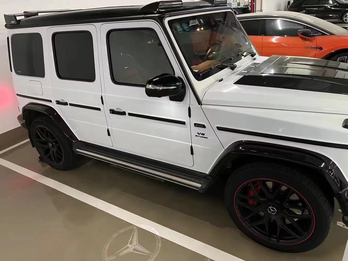 二手奔驰 G级AMG 鸽子灰/黑红双拼 2019款 改款 AMG G 63