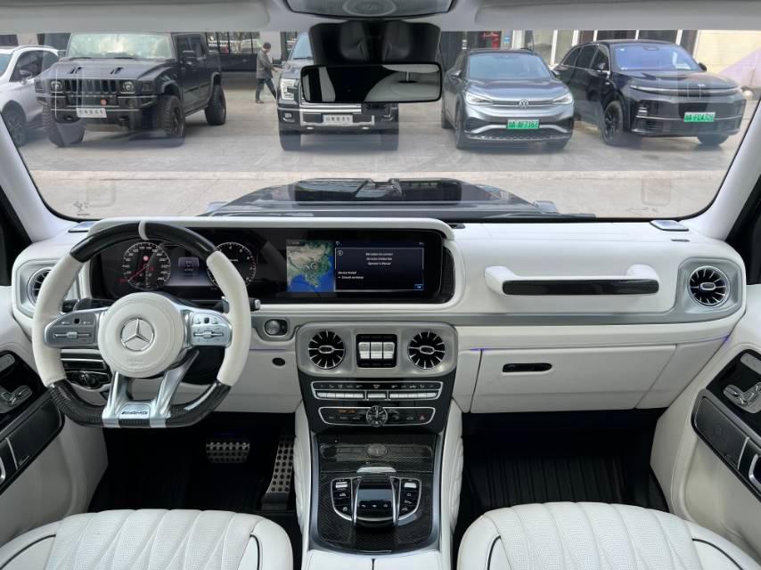 二手奔驰 奔驰G级 黑色/白色 2019款 改款 G 500