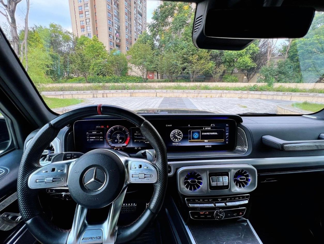 二手奔驰 奔驰G级 极致银/棕色 2019款 改款 G 500