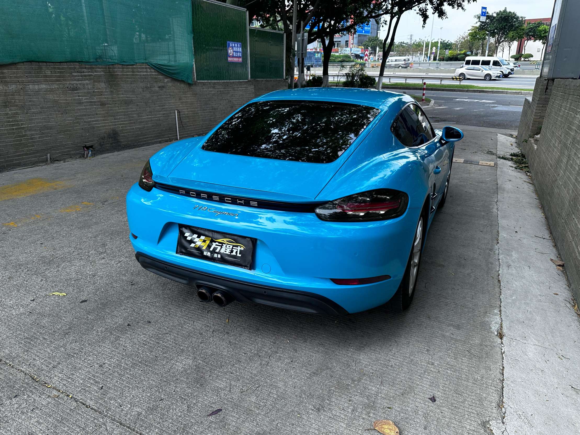 二手保时捷 718 迈阿密蓝/黑色 2016款 Cayman 2.0T