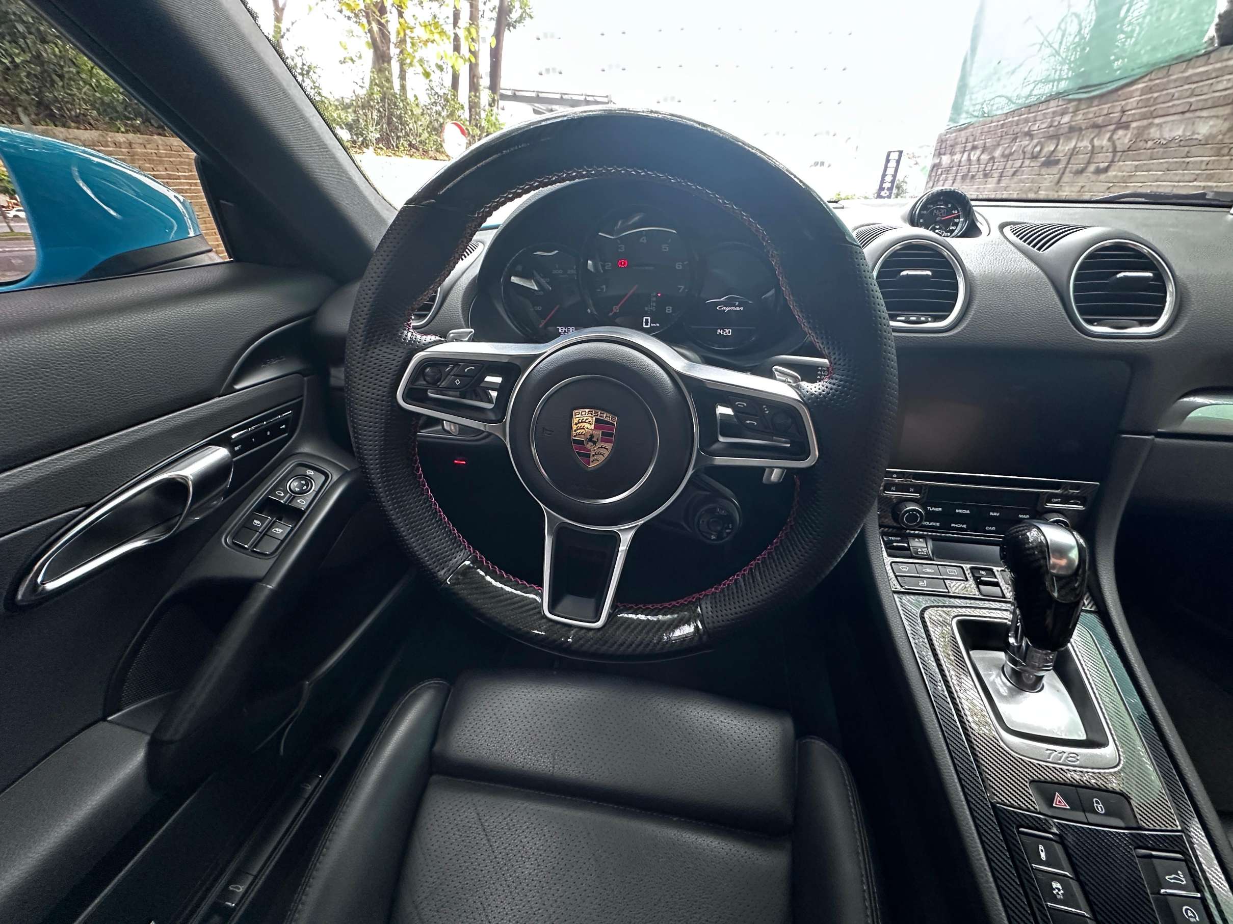 二手保时捷 718 迈阿密蓝/黑色 2016款 Cayman 2.0T