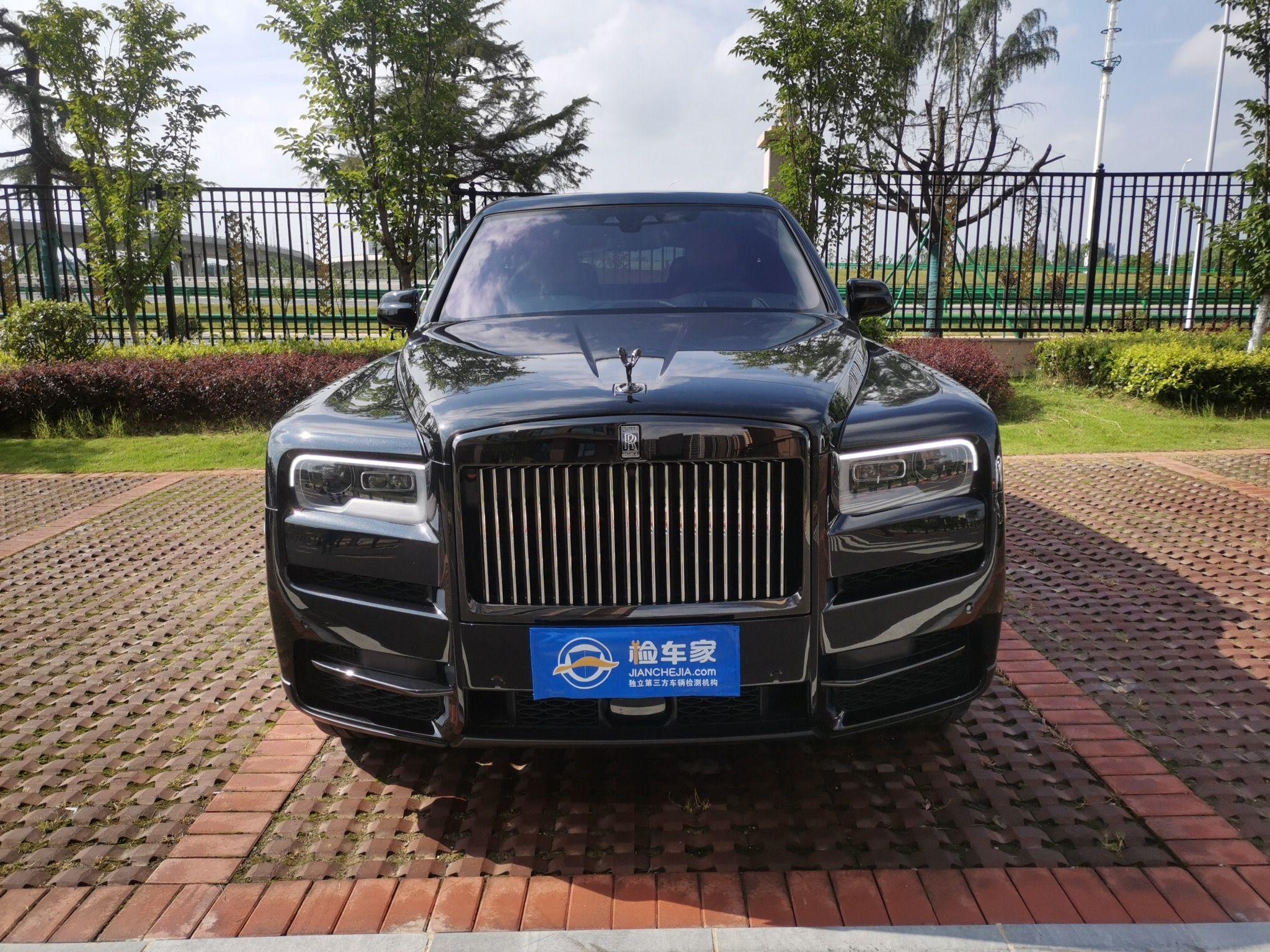 二手劳斯莱斯 库里南 钻石黑/爱马仕橙 2023款 Black Badge