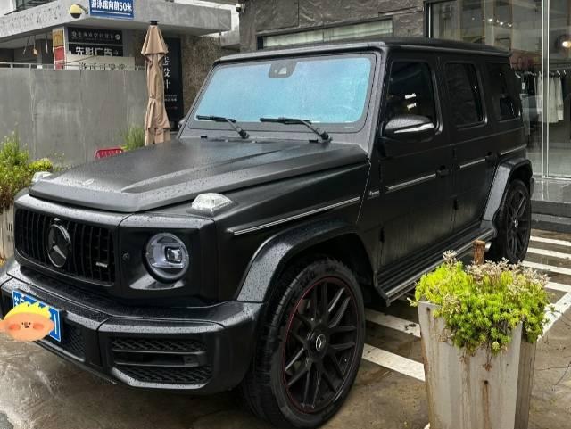 二手奔驰 奔驰G级 黑色/棕色 2019款 改款 G 500