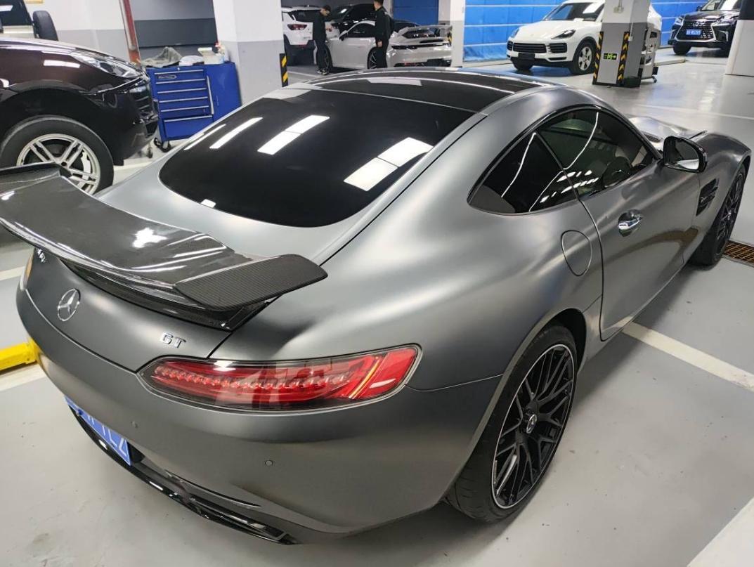 二手奔驰 AMG GT 银灰色/白色 2017款
