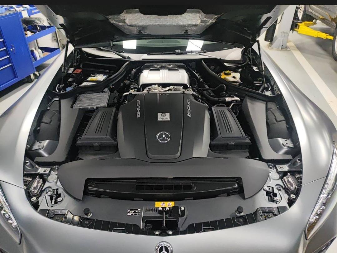 二手奔驰 AMG GT 银灰色/白色 2017款