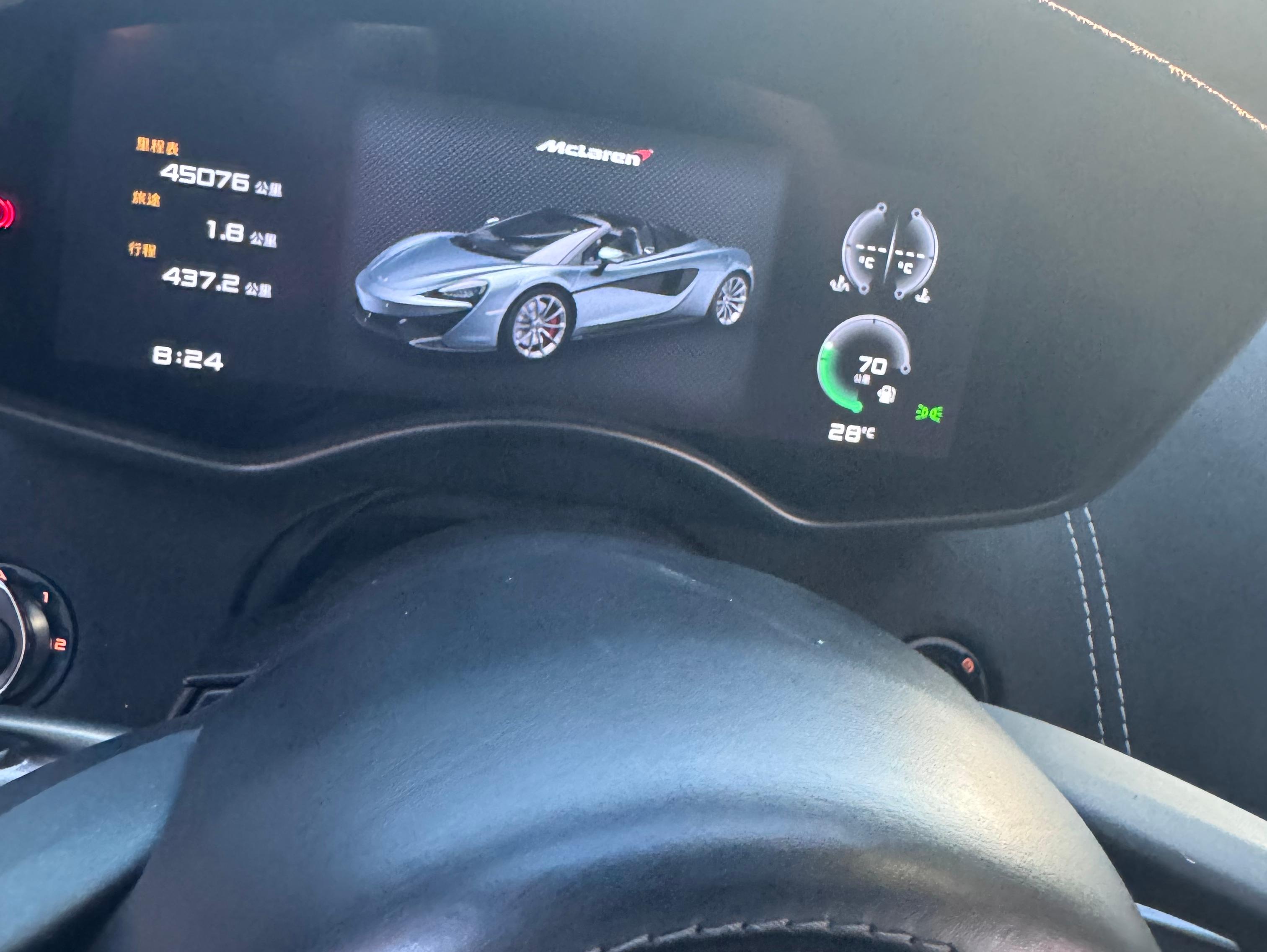 二手迈凯伦 570S 绿色/灰色 2019款 570S 3.8T Spider