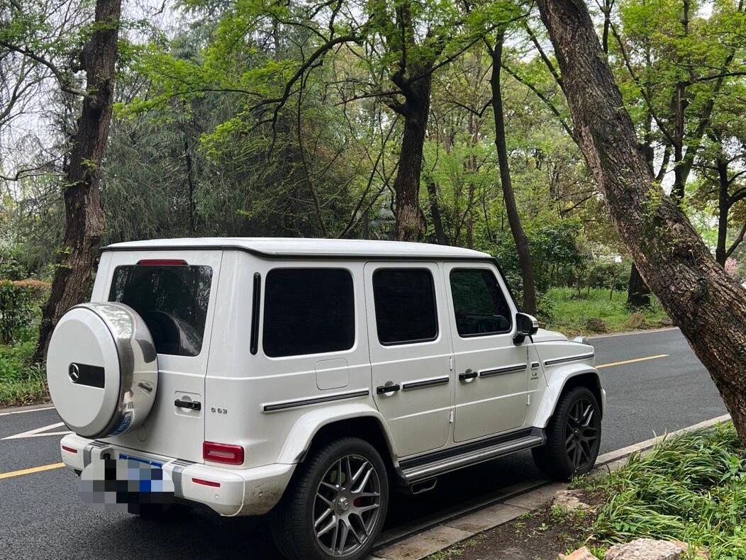 二手奔驰 奔驰G级 白色/黑色 2023款 G500