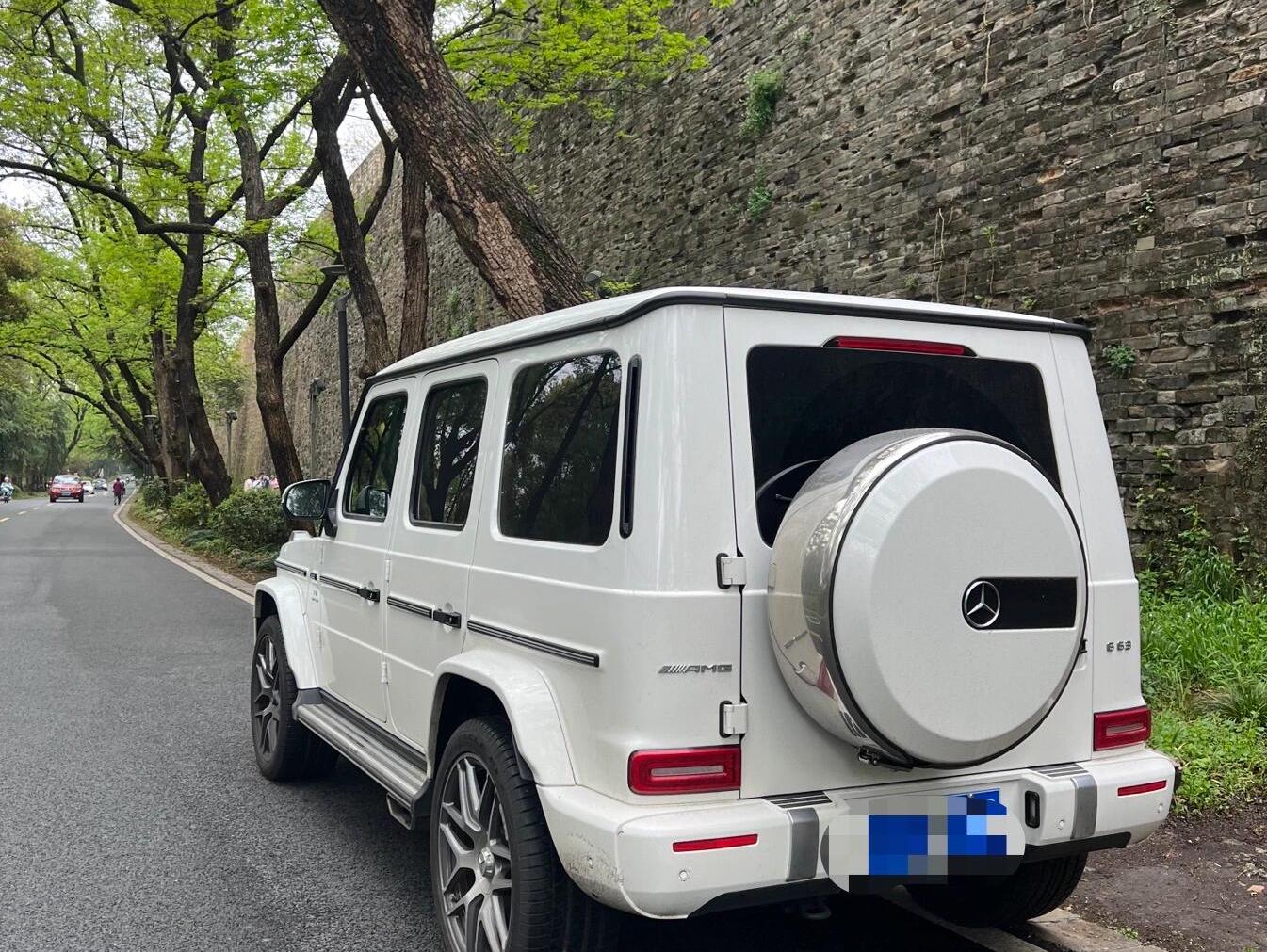 二手奔驰 奔驰G级 白色/黑色 2023款 G500
