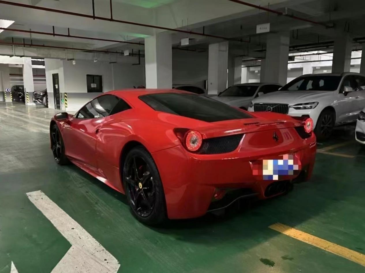 二手法拉利 458 红色/黑色 2011款 4.5L Italia