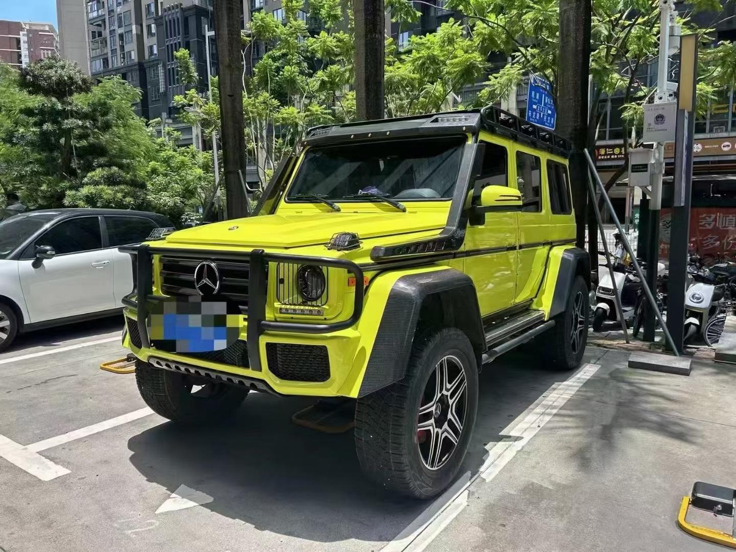 二手奔驰 奔驰G级 绿色/黑色 2017款 G 500