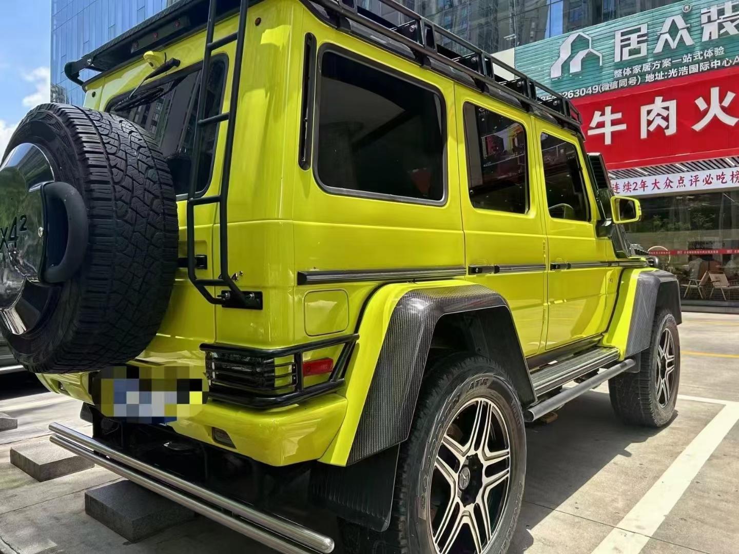 二手奔驰 奔驰G级 绿色/黑色 2017款 G 500