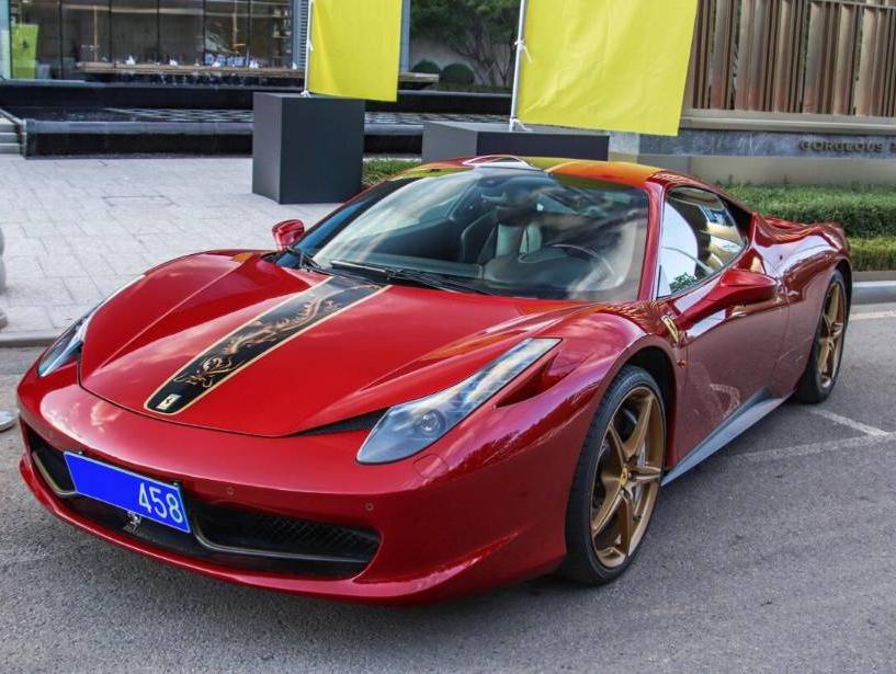 二手法拉利 458 红色/黑色 2012款 4.5L Italia 中国限量版