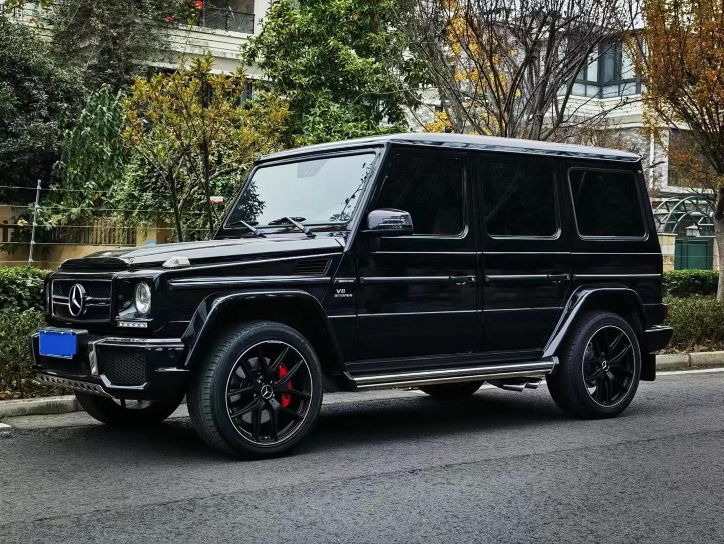 二手奔驰 G级AMG 黑色/黑棕双拼色 2018款 AMG G 63 典藏版