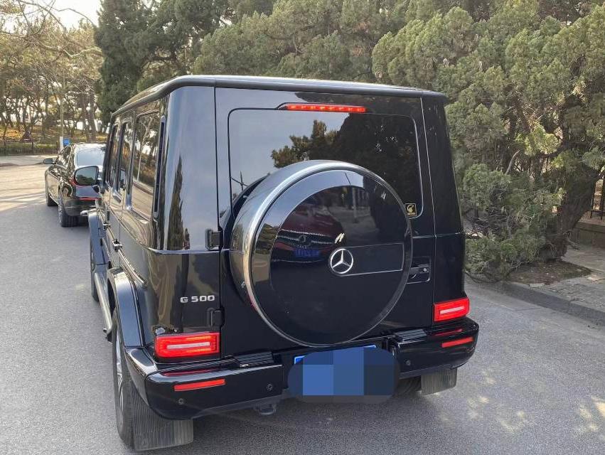 二手奔驰 奔驰G级 黑色/黑色 2020款G350