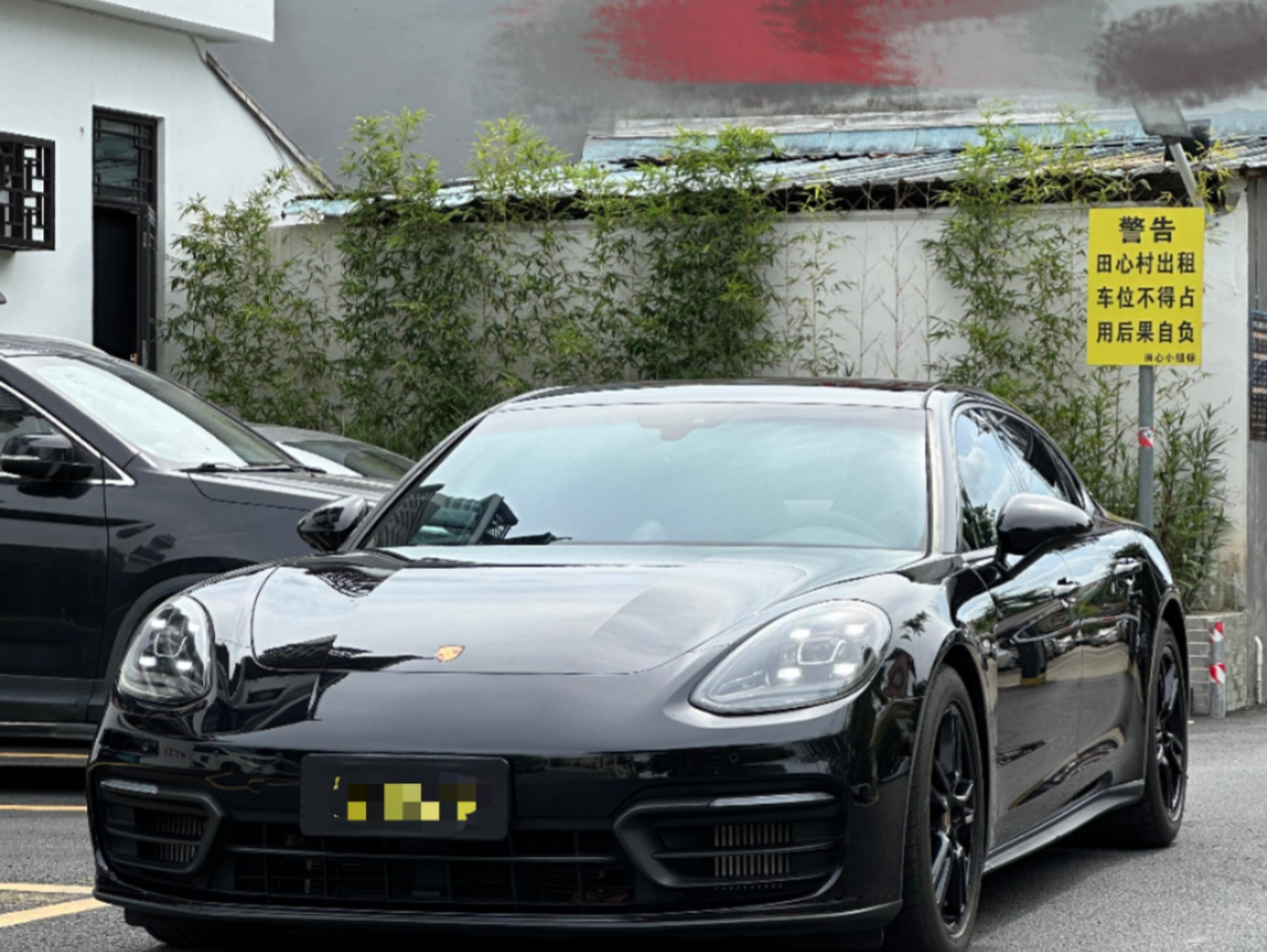 二手保时捷 Panamera 黑色/棕色 2021款 Panamera 2.9T