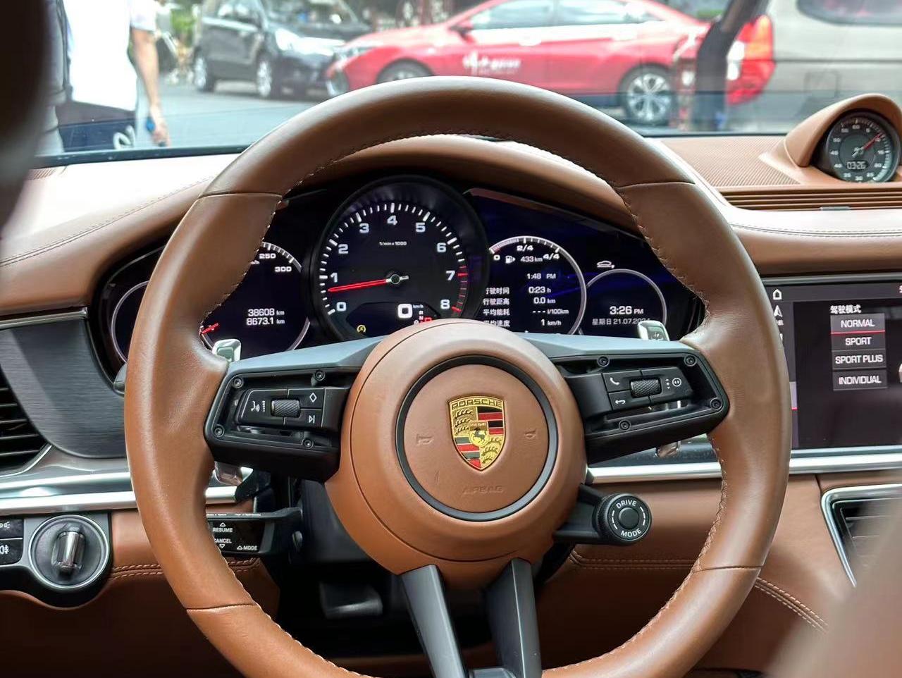 二手保时捷 Panamera 黑色/棕色 2021款 Panamera 2.9T
