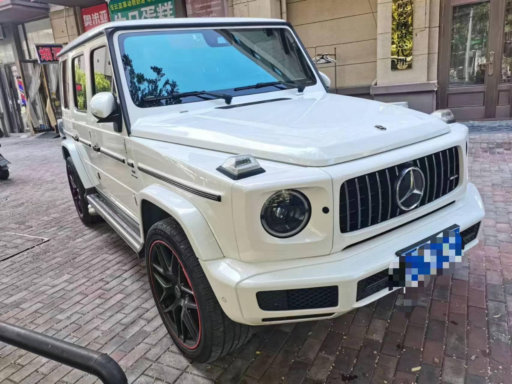 二手奔驰 奔驰G级 白色/黑色 2020款G350