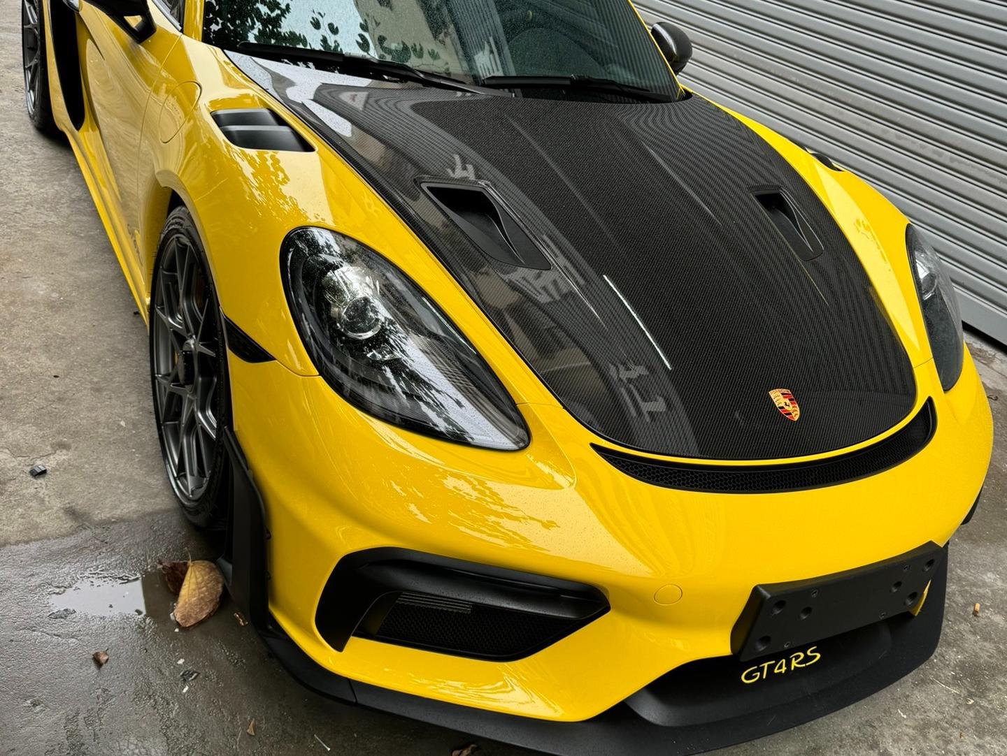二手保时捷 718 黄色/黑色 保时捷718Cayman GT4 RS 中规版