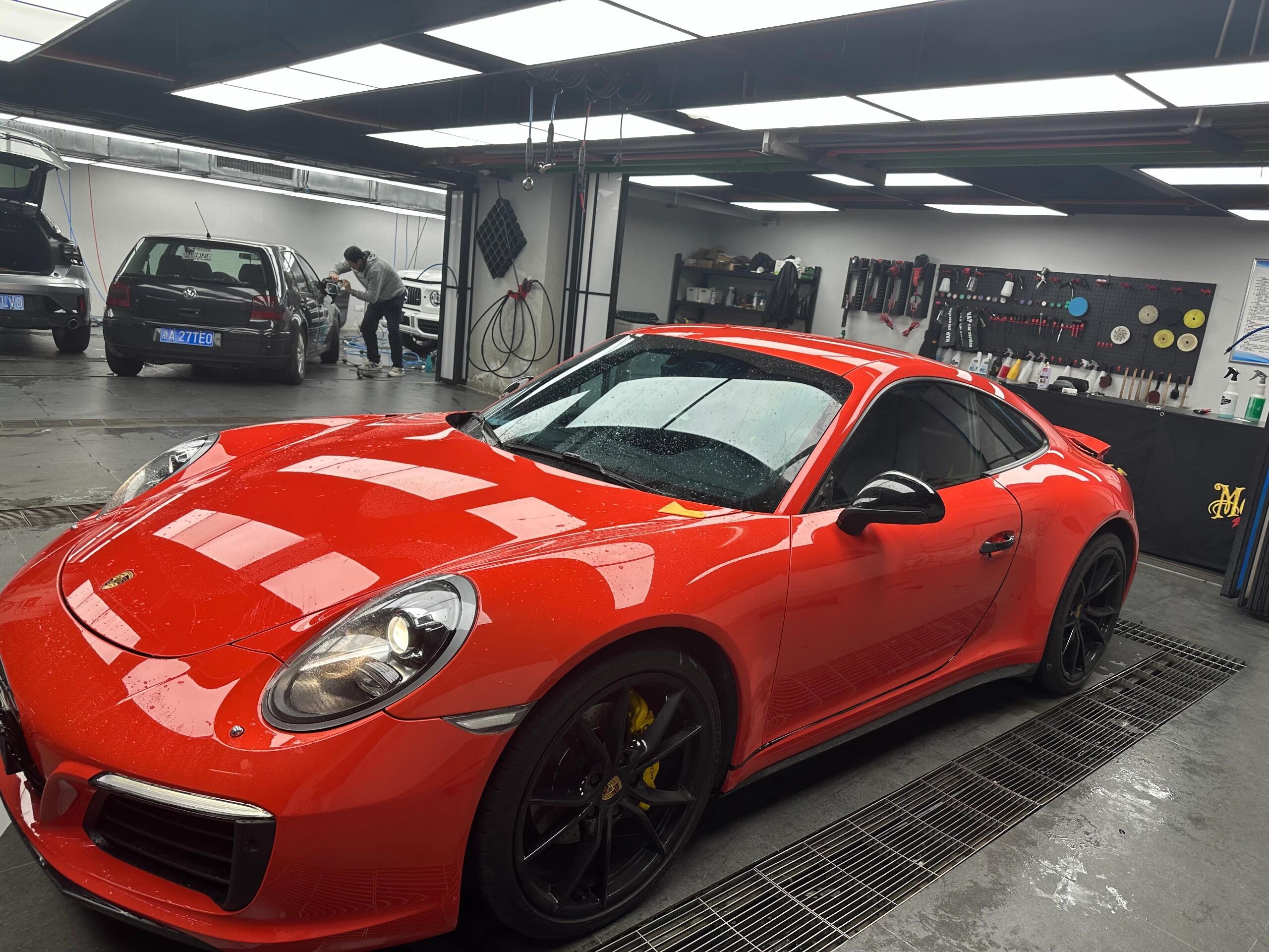 二手保时捷 911 橙色/黑色 2016款 Carrera 3.0T