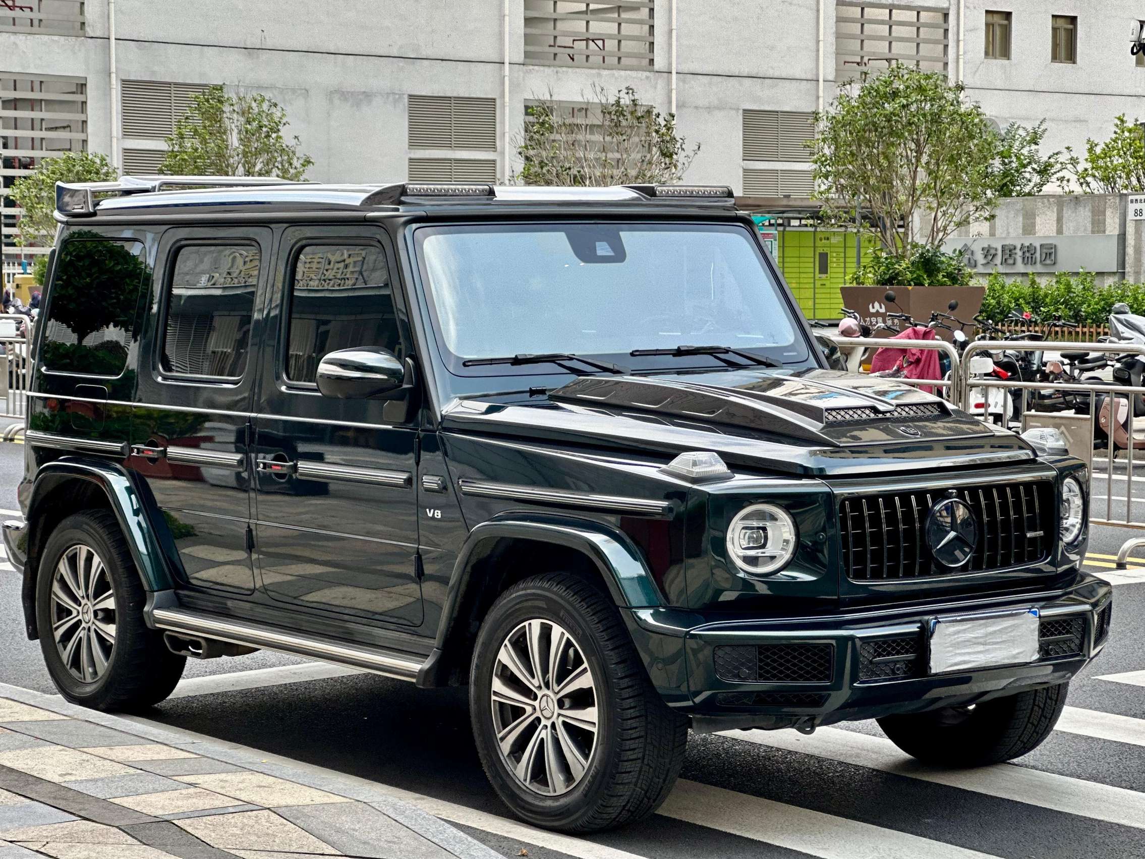 二手奔驰 奔驰G级 祖母绿/黑色 2019款 G500