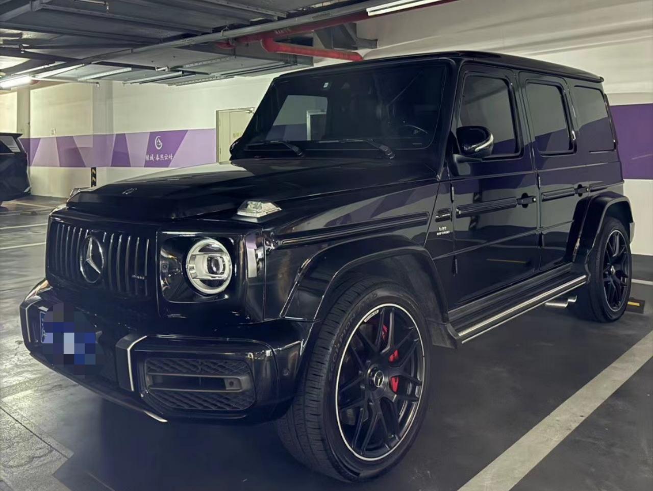 二手奔驰 G级AMG 黑色/黑红 2016款 AMG G 63