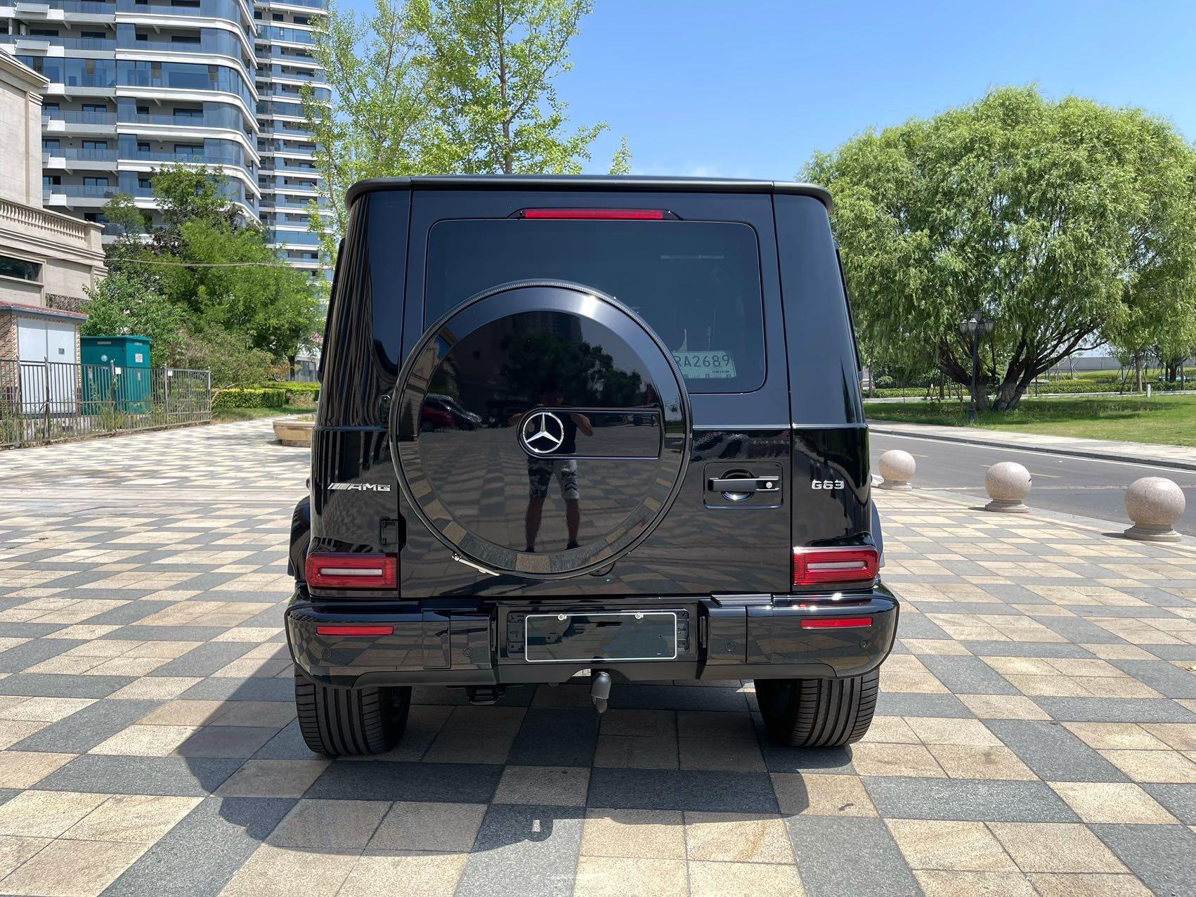 二手奔驰 奔驰G级 黑色/红色 2023款 G500