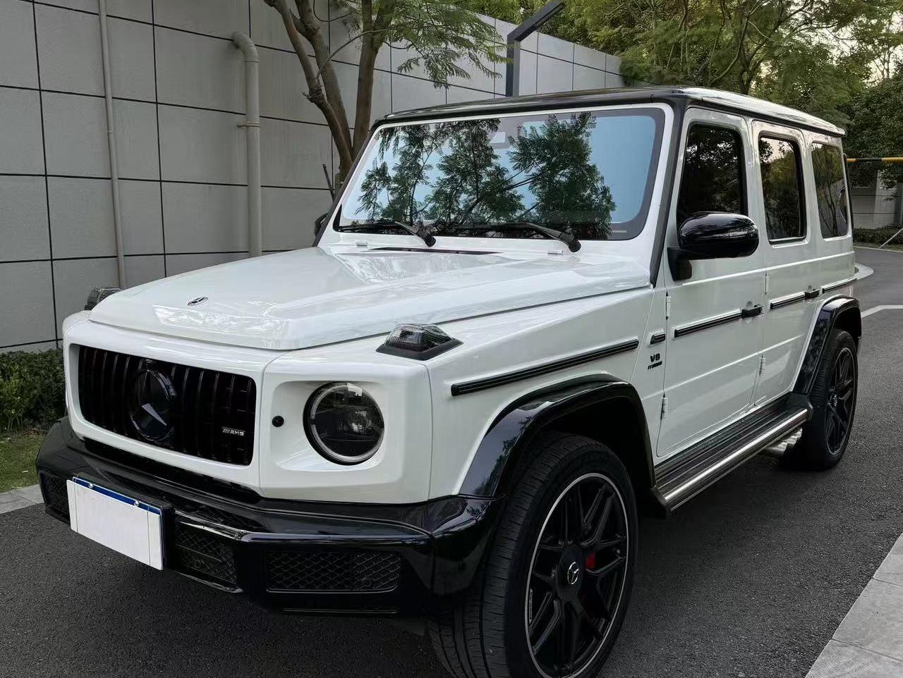 二手奔驰 奔驰G级 白色/黑色 2022款 G 500