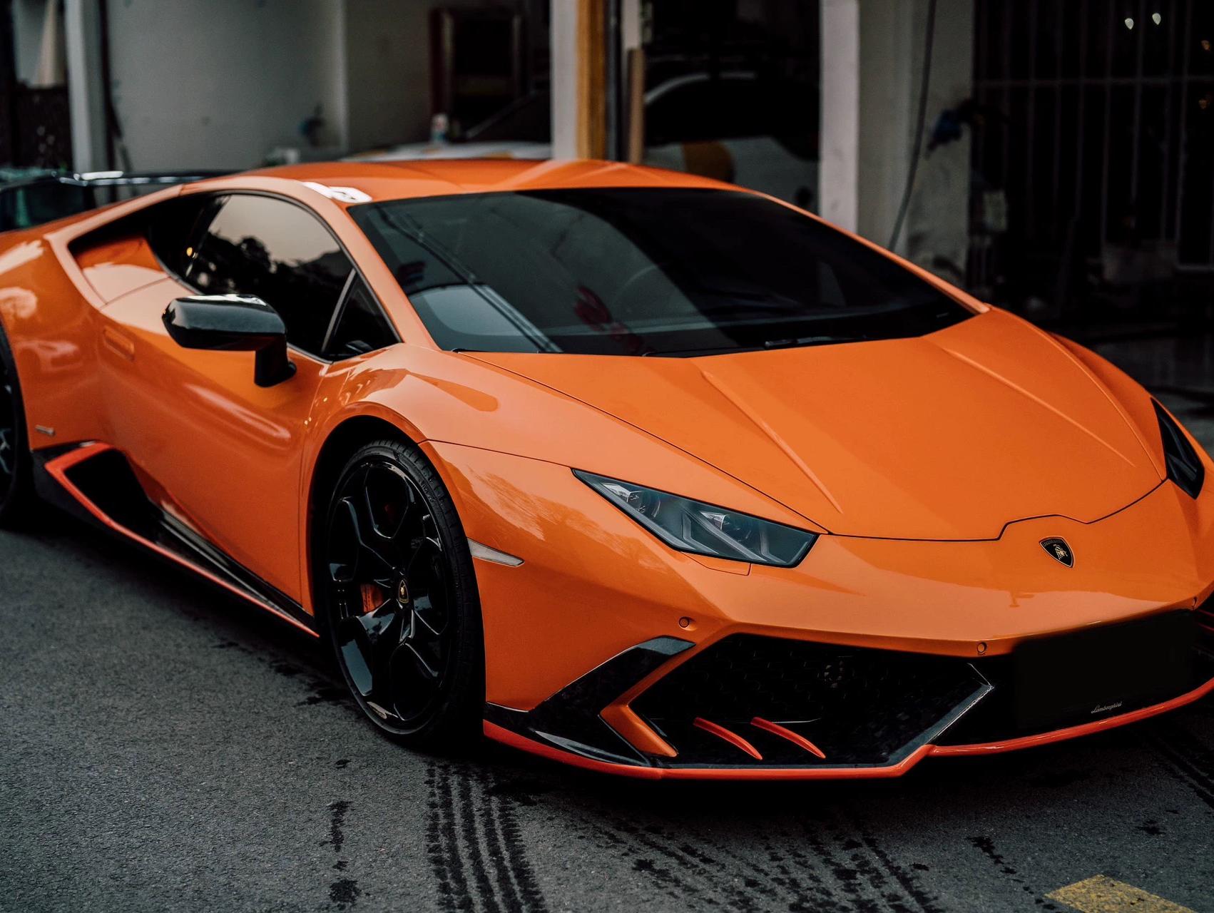 二手兰博基尼 Huracán 橙色/红内 2014款 LP 610-4