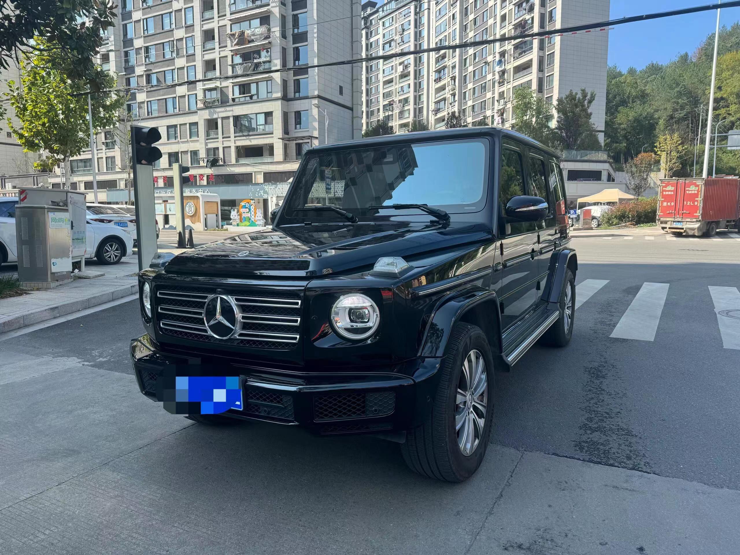二手奔驰 奔驰G级 黑色/棕色 2020款G350