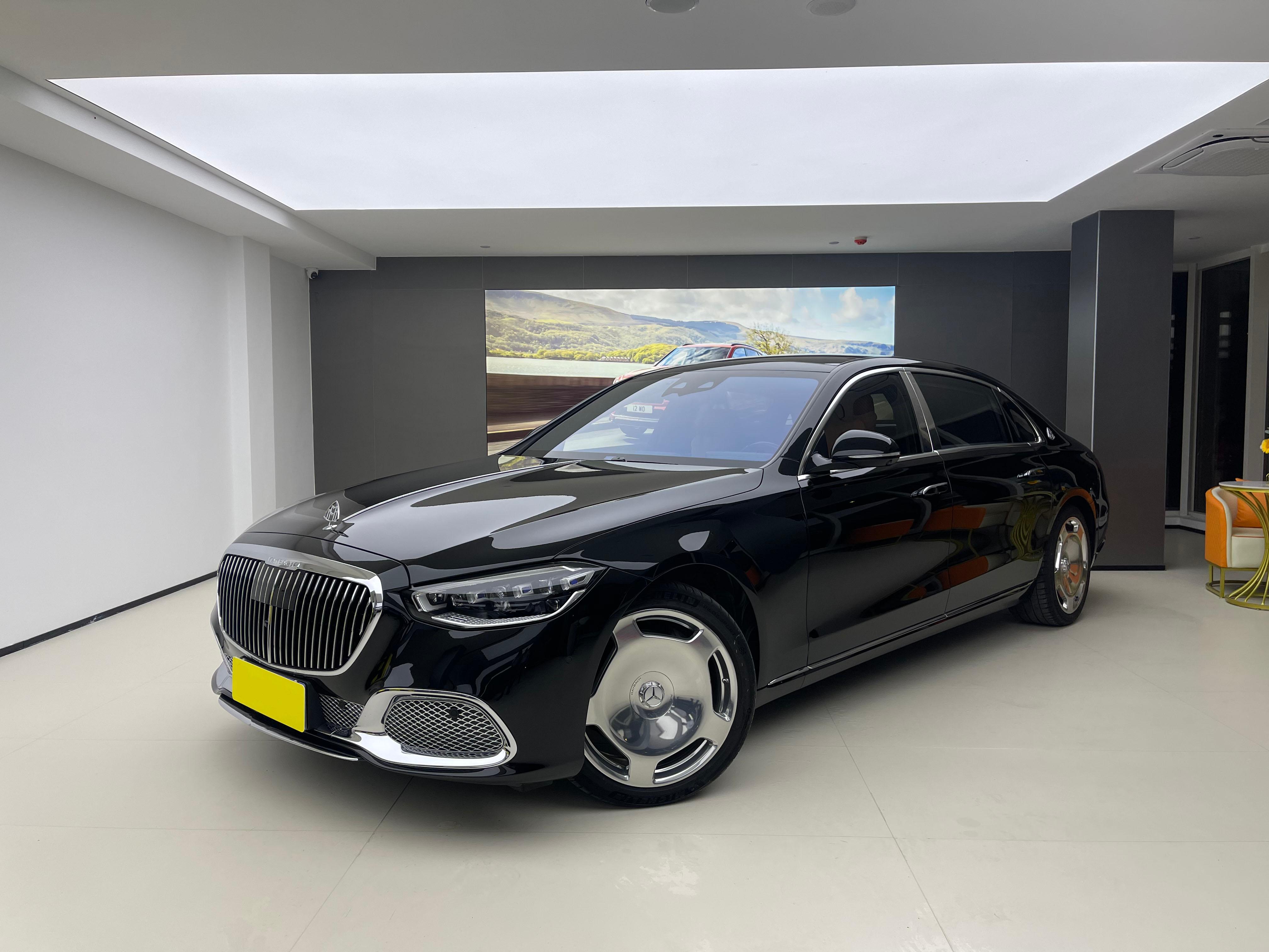 二手奔驰 迈巴赫S级 黑色/棕色 2023款 S 480 4MATIC